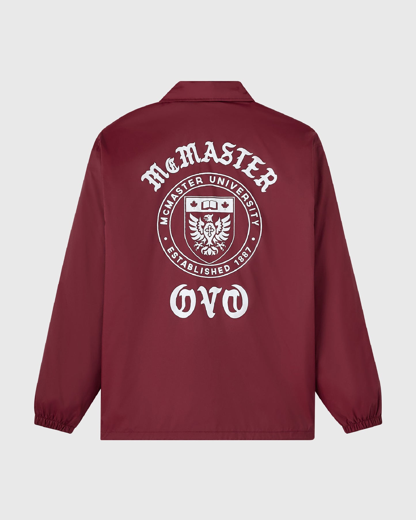 Veste d'entraîneur Université McMaster – Bourgogne