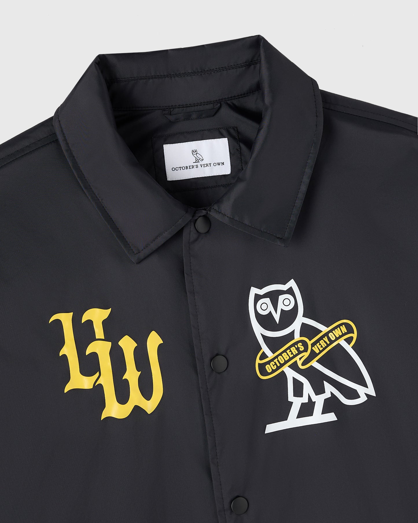 Veste d'entraîneur Université de Waterloo - Noir