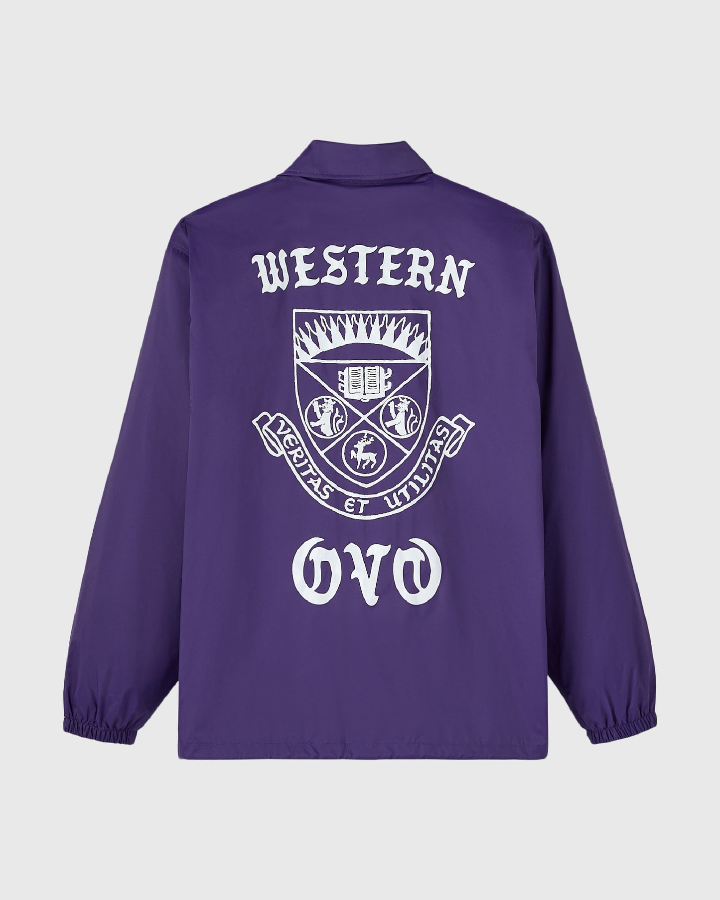 Veste d'entraîneur Western University - Violet