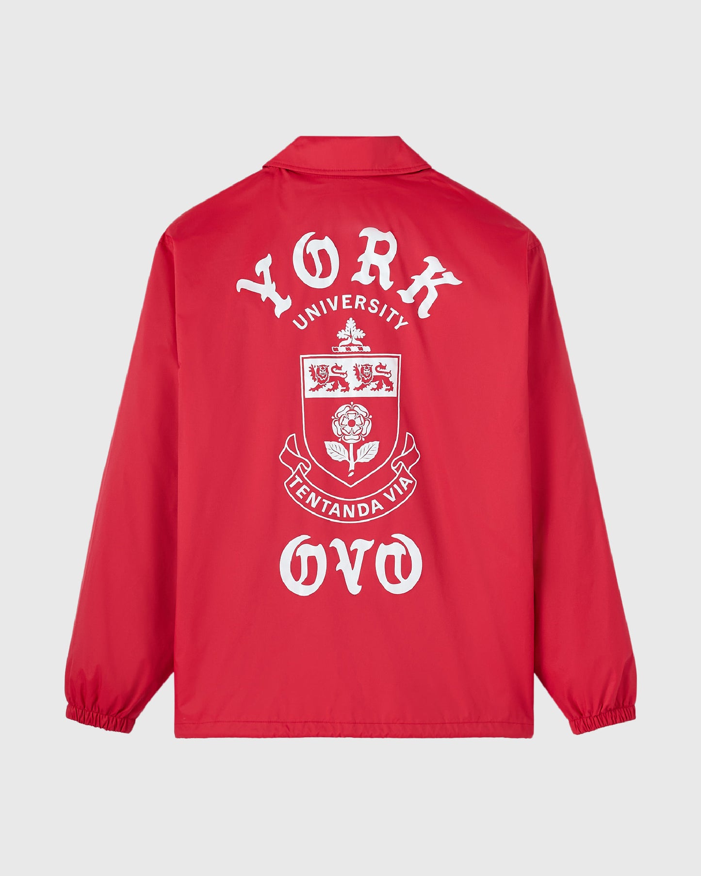 Veste d'entraîneur Université York - Rouge