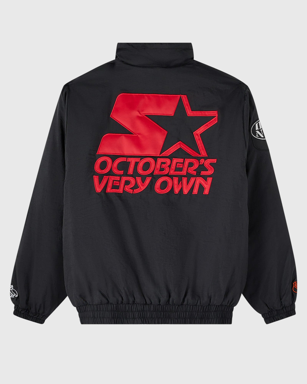STARTER Big Logo Chicago Blackhawks Jacket - Black