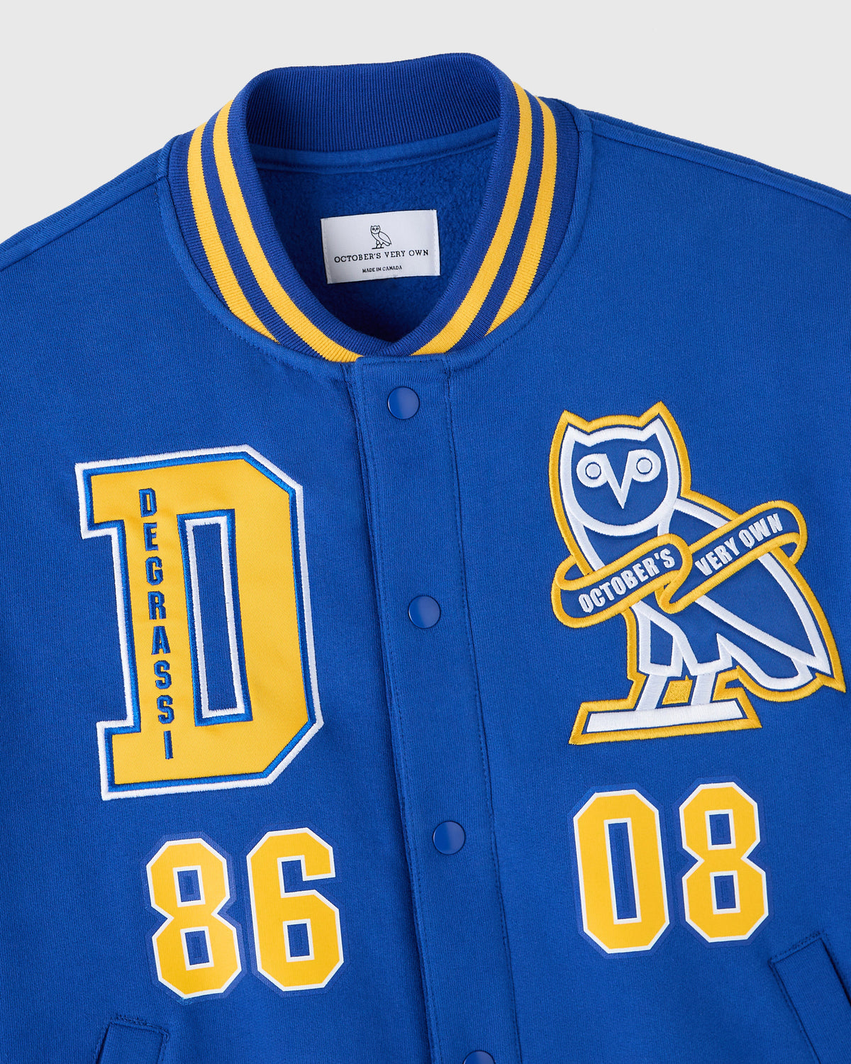 Degrassi Fleece Varsity - Royal Blue