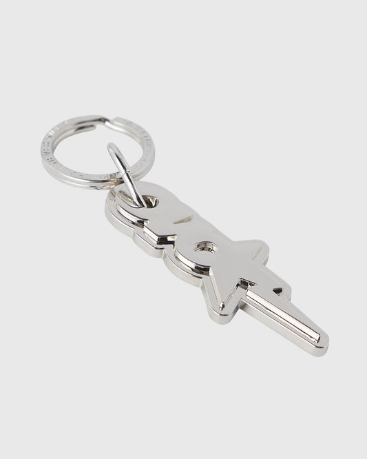 BAPE® OVO-Sta Metal Keychain - Silver