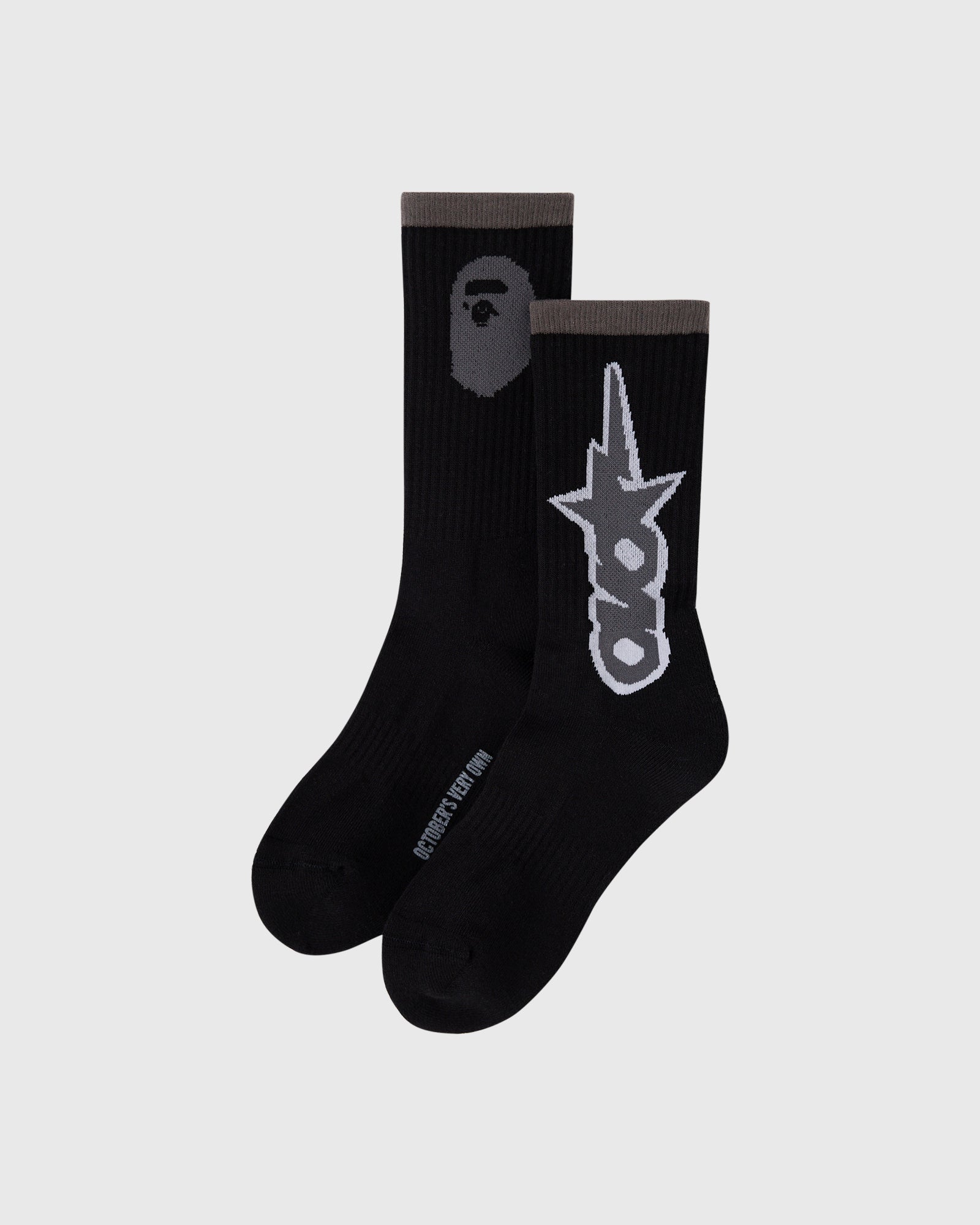BAPE® OVO-Sta Athletic Sock - Black
