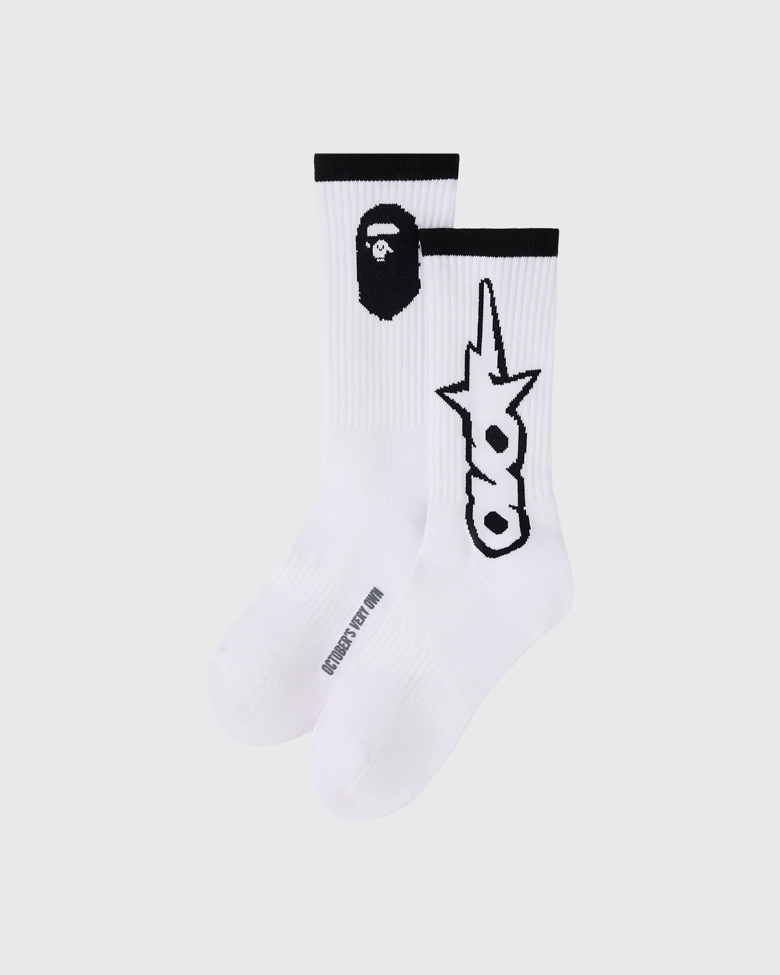 BAPE® OVO-Sta Athletic Sock - White