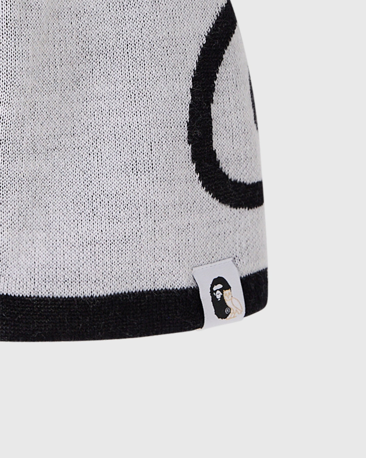 BAPE® OVO-Sta Logo Beanie - White