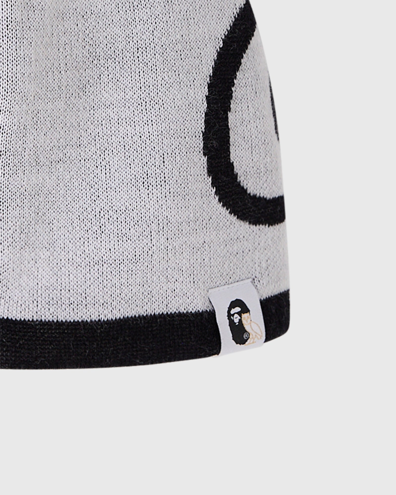 BAPE® OVO-Sta Logo Beanie - White