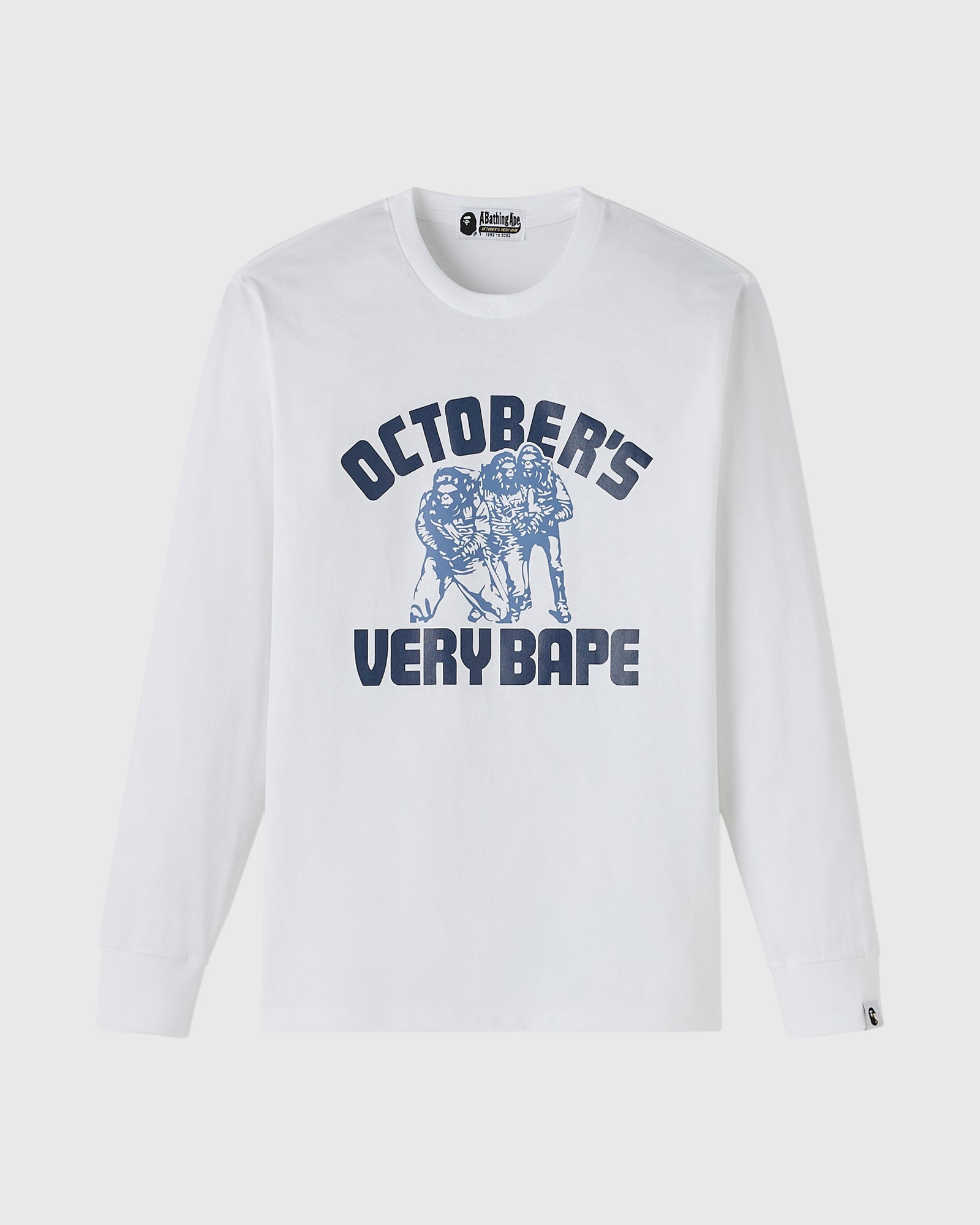 BAPE® Generals Long-Sleeve Tee - White