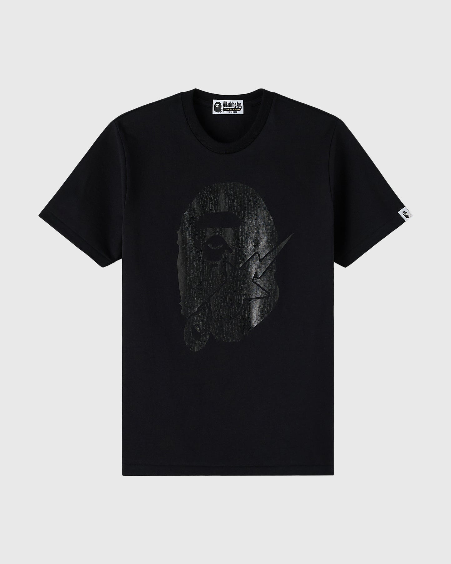 BAPE® OVO-Sta Crocodile Print Tee - Black