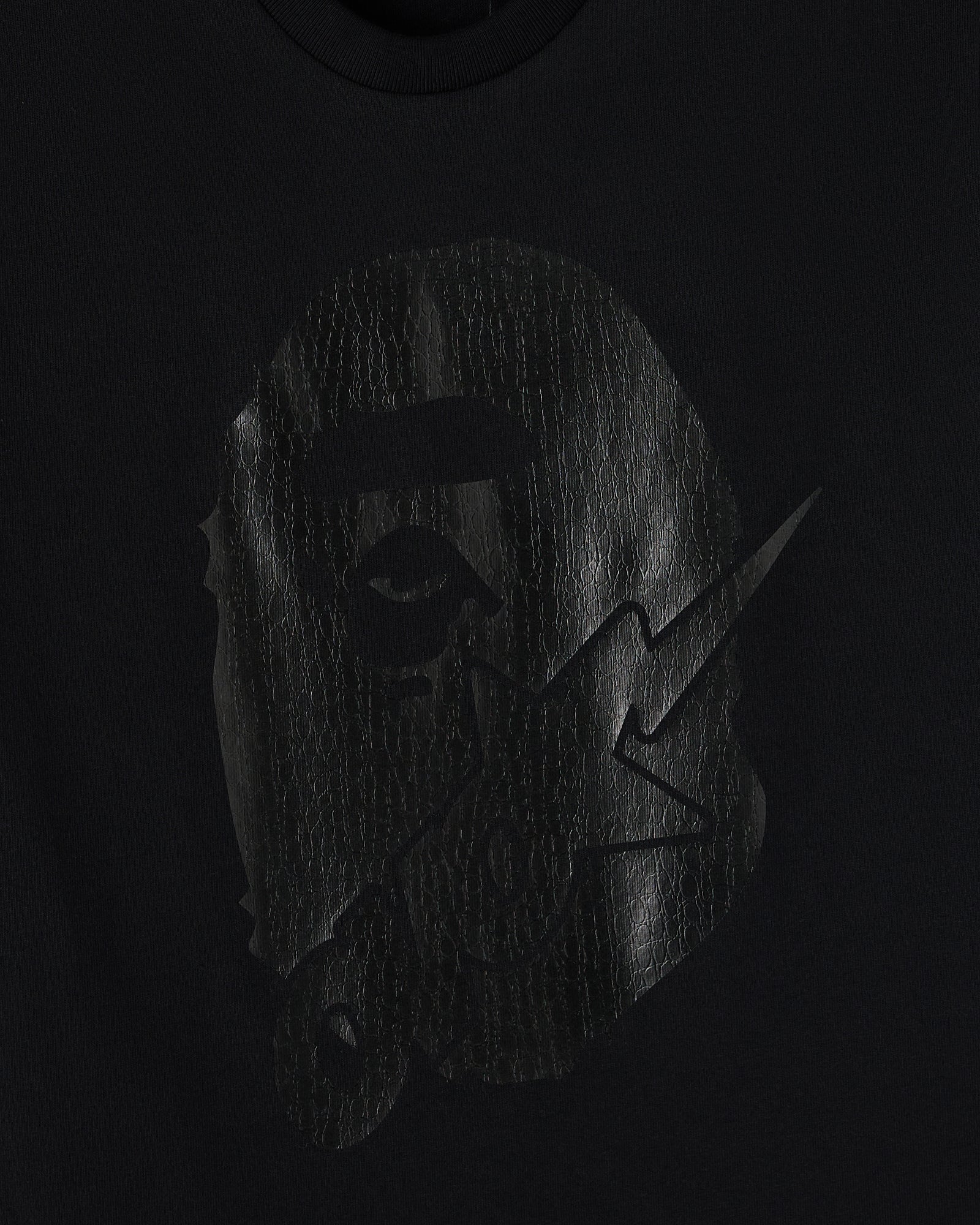 BAPE® OVO-Sta Crocodile Print Tee - Black