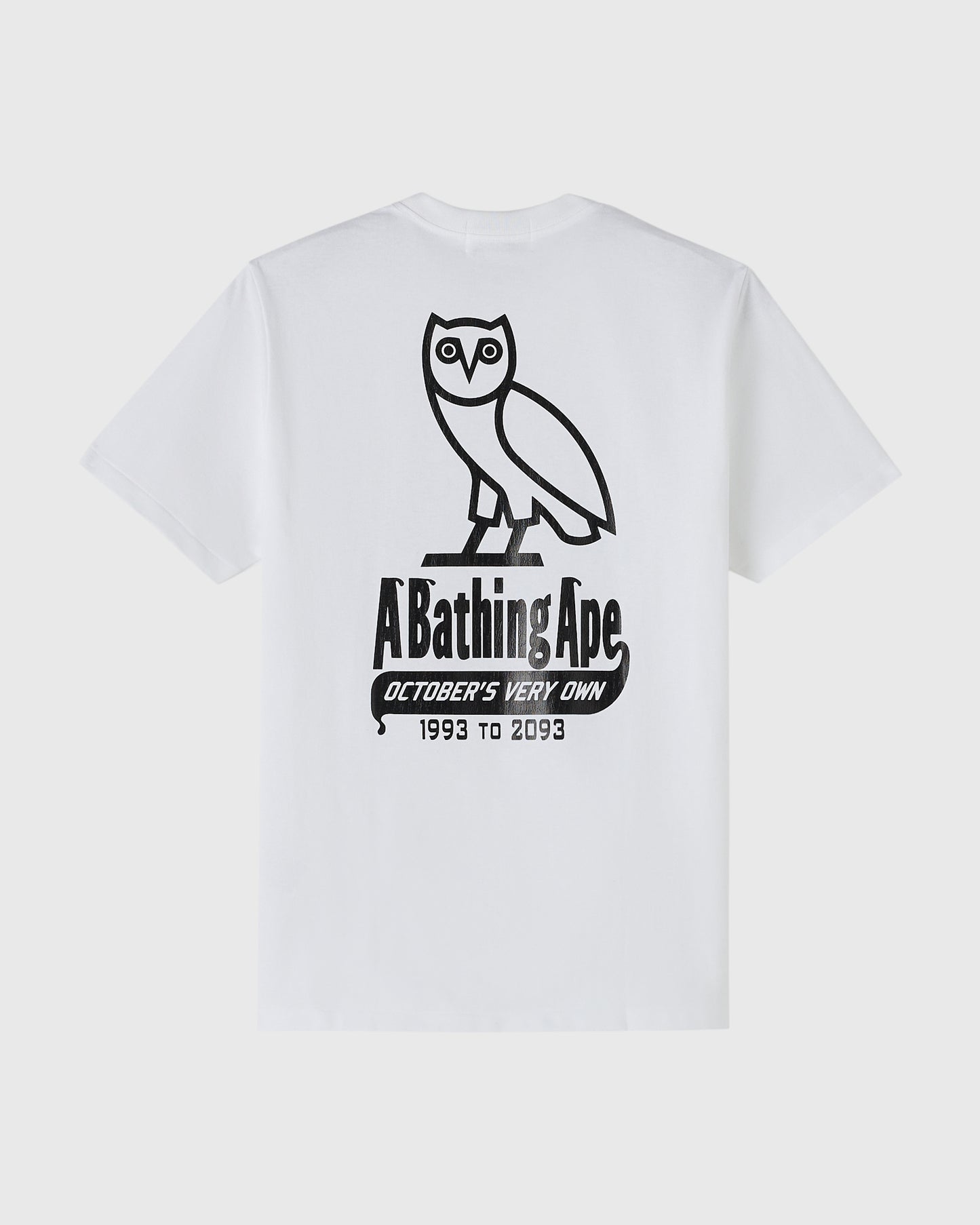BAPE® OVO-Sta Crocodile Print Tee - White