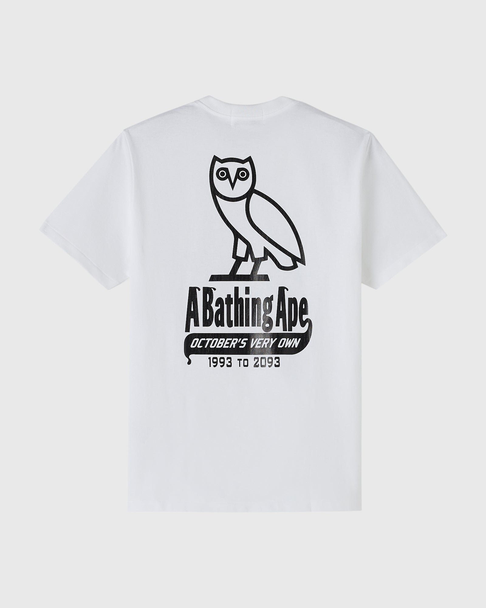 BAPE® OVO-Sta Crocodile Print Tee - White