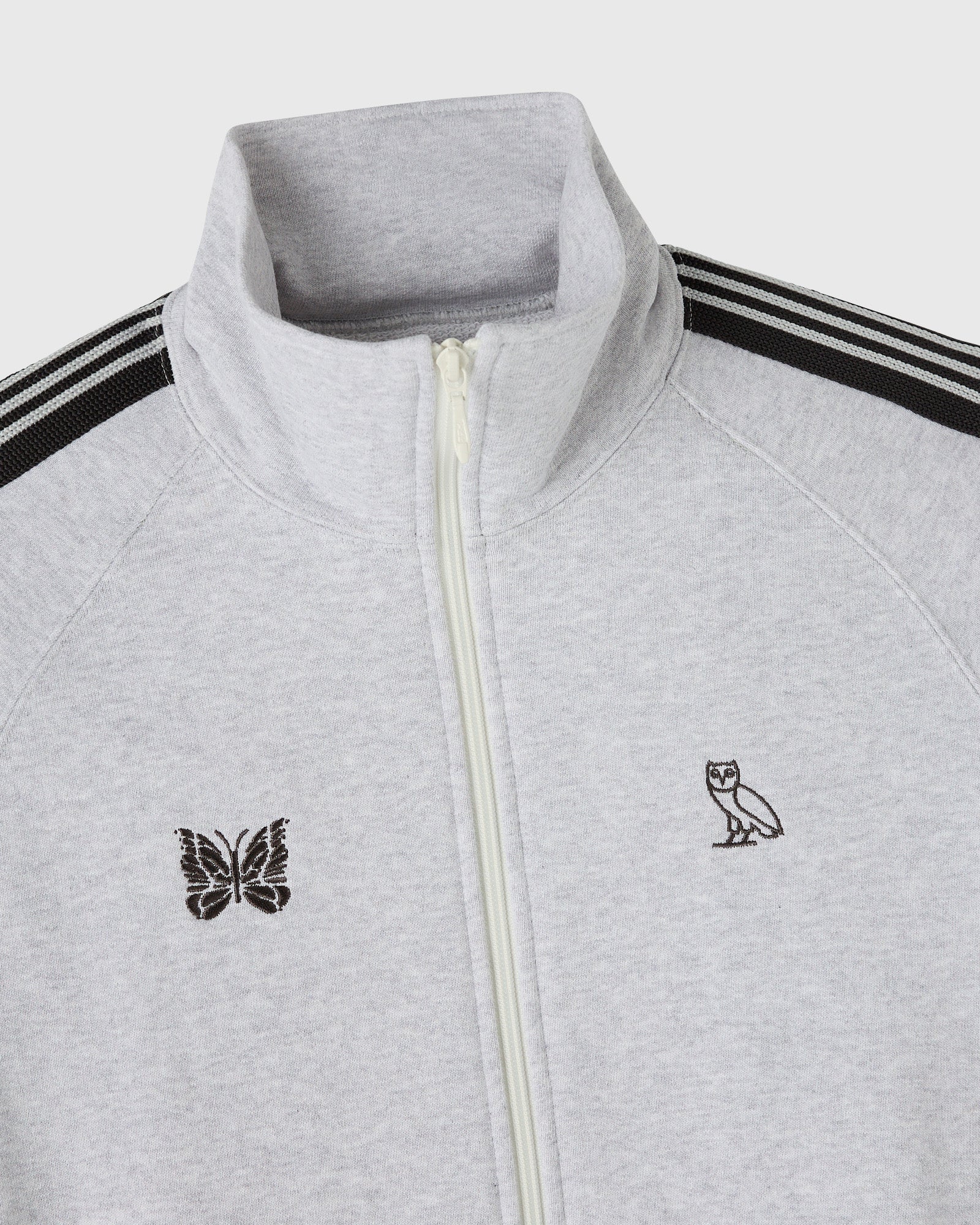NEEDLES Full-Zip Track Jacket - Heather Grey