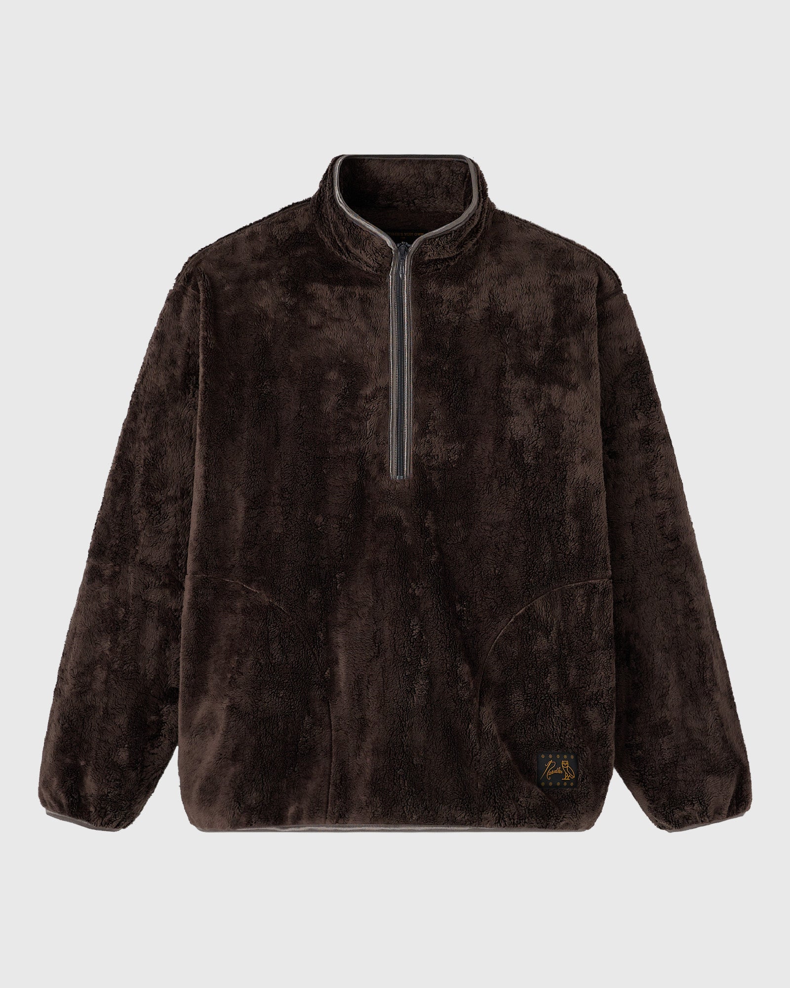 NEEDLES Sherpa Half-Zip Mockneck - Brown – October's Very Own