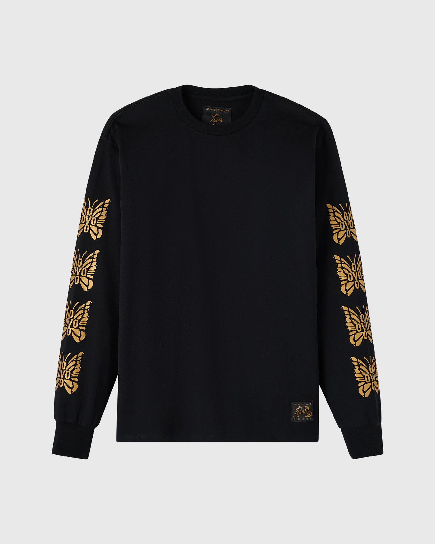 NEEDLES Papillon Long-Sleeve Tee - Black