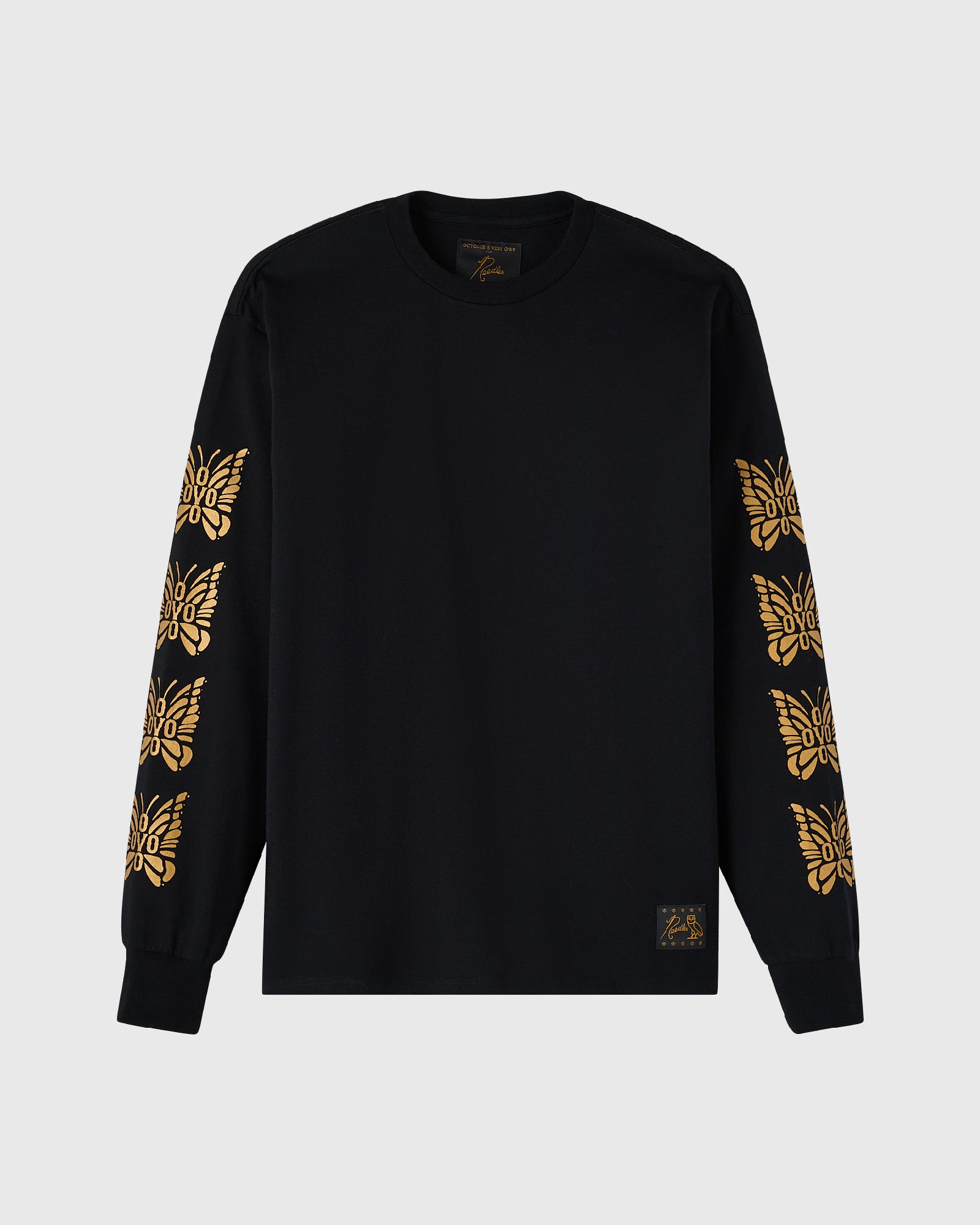 NEEDLES Papillon Long-Sleeve Tee - Black
