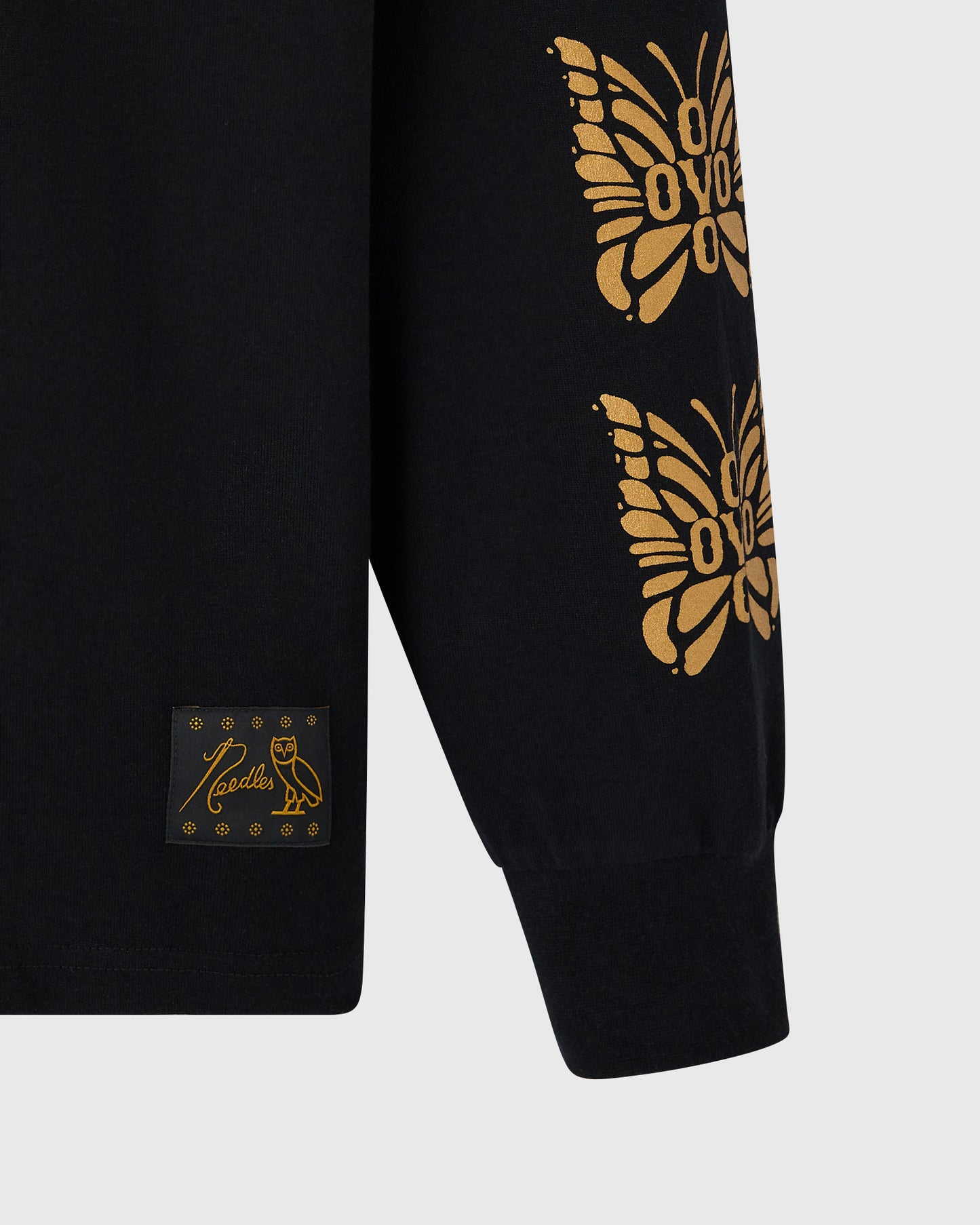 NEEDLES Papillon Long-Sleeve Tee - Black