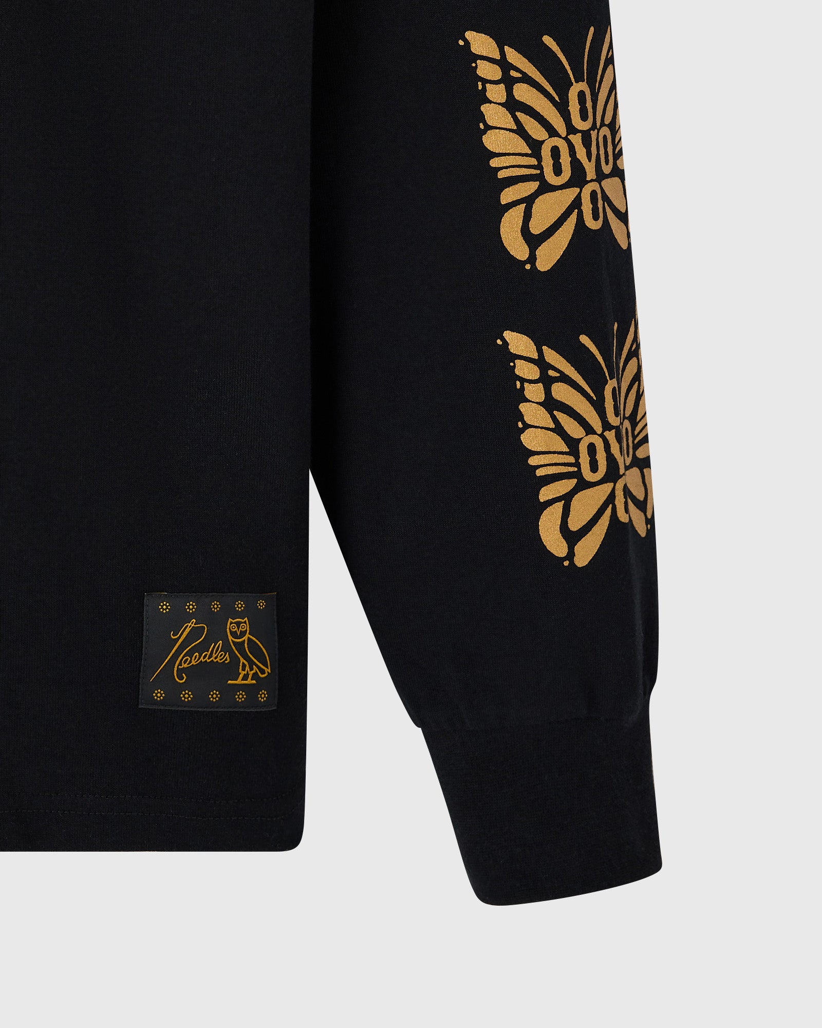 NEEDLES Papillon Long-Sleeve Tee - Black