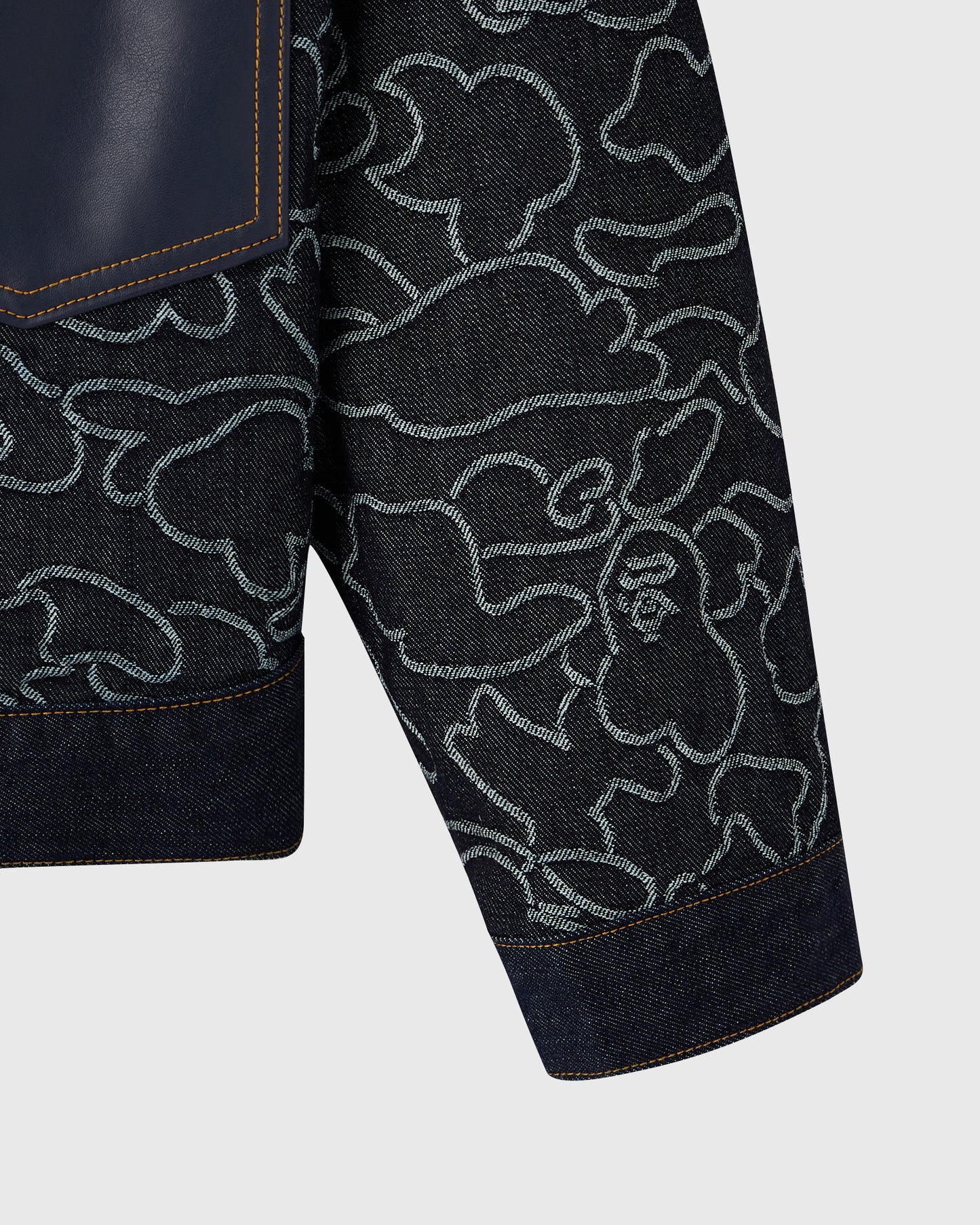 BAPE® Neon 1st Camo Denim Jacket - Indigo