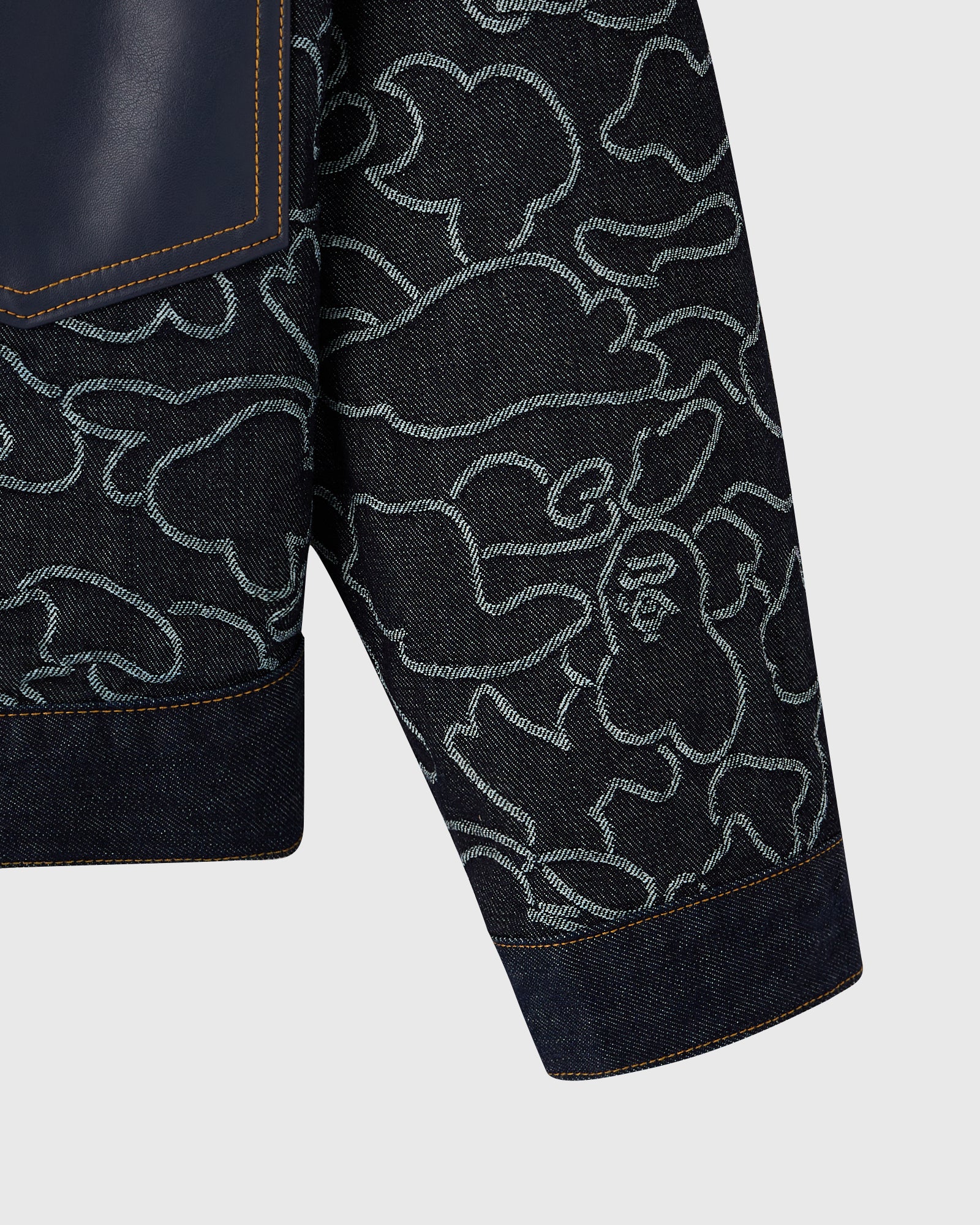BAPE® Neon 1st Camo Denim Jacket - Indigo