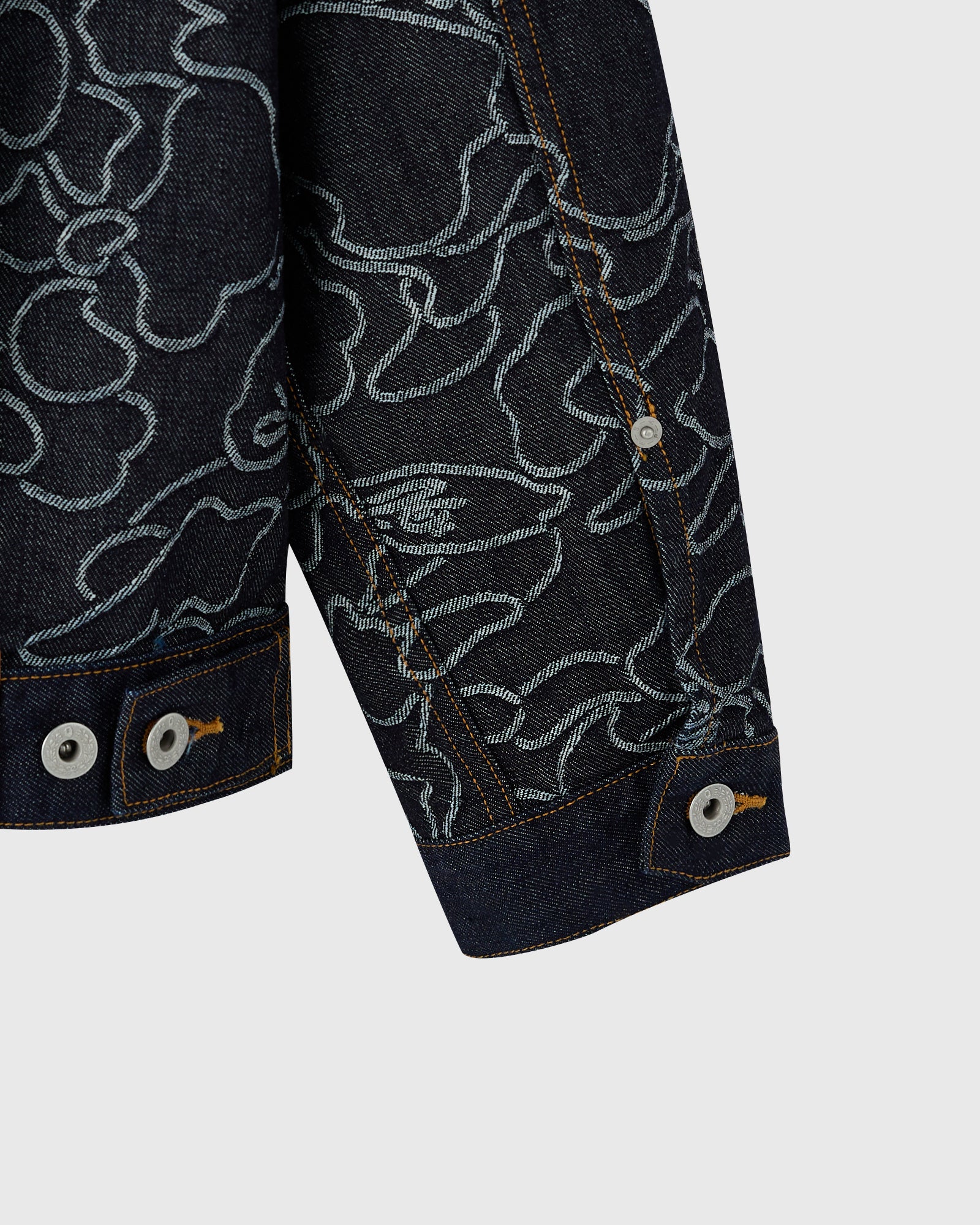 BAPE® Neon 1st Camo Denim Jacket - Indigo