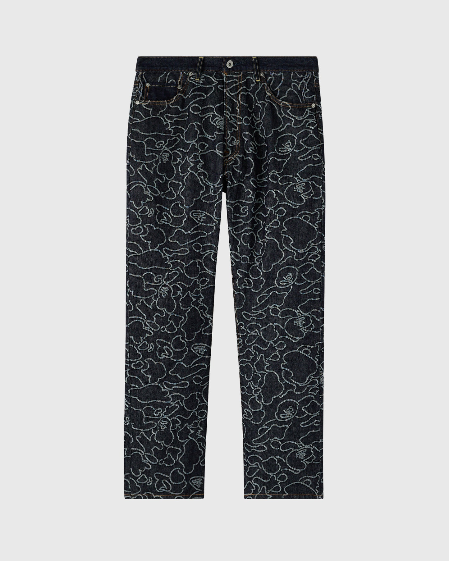 BAPE® Neon 1st Camo Denim Pant - Indigo