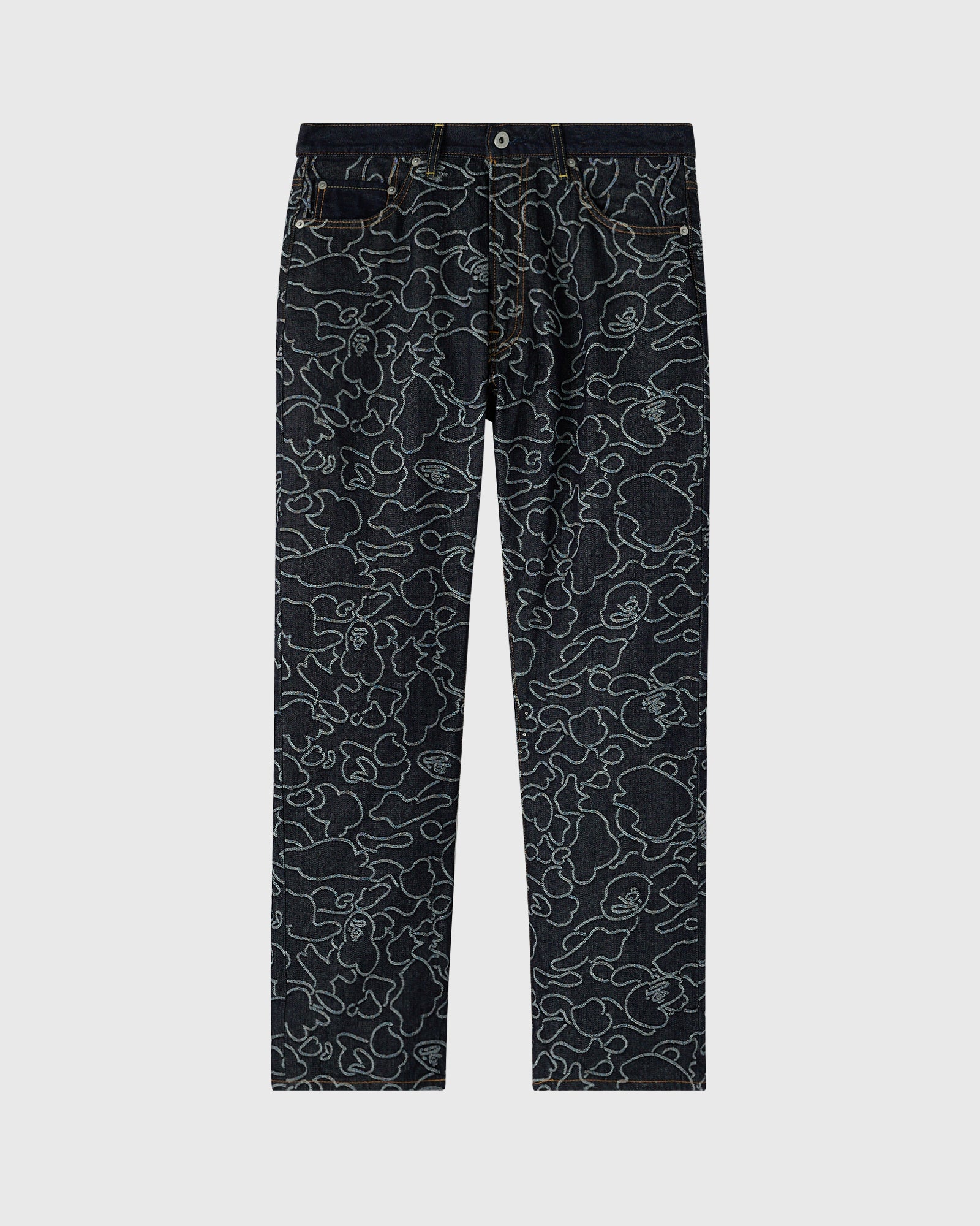 BAPE® Neon 1st Camo Denim Pant - Indigo