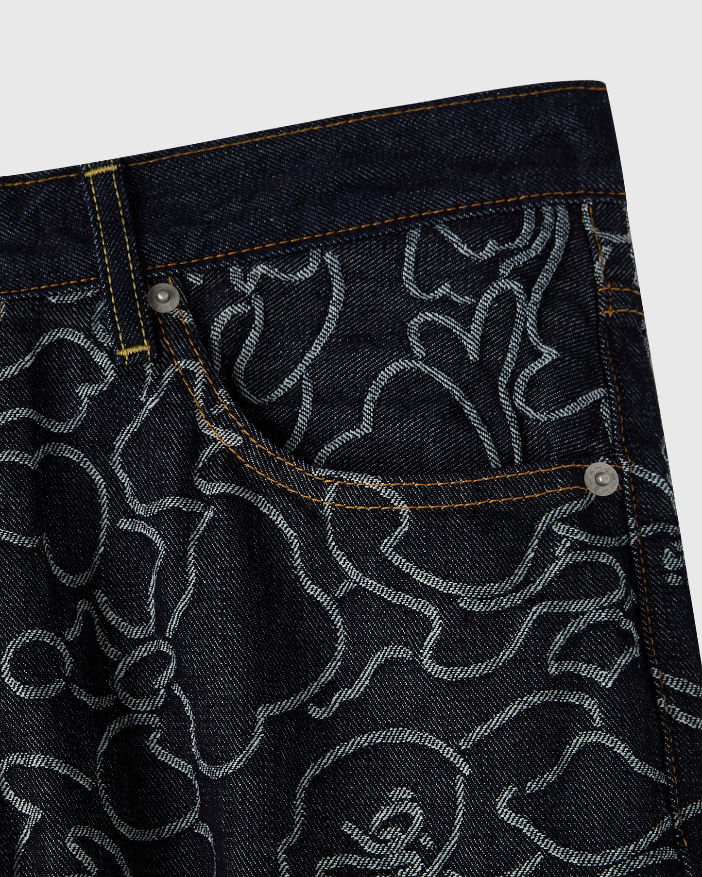 BAPE® Neon 1st Camo Denim Pant - Indigo