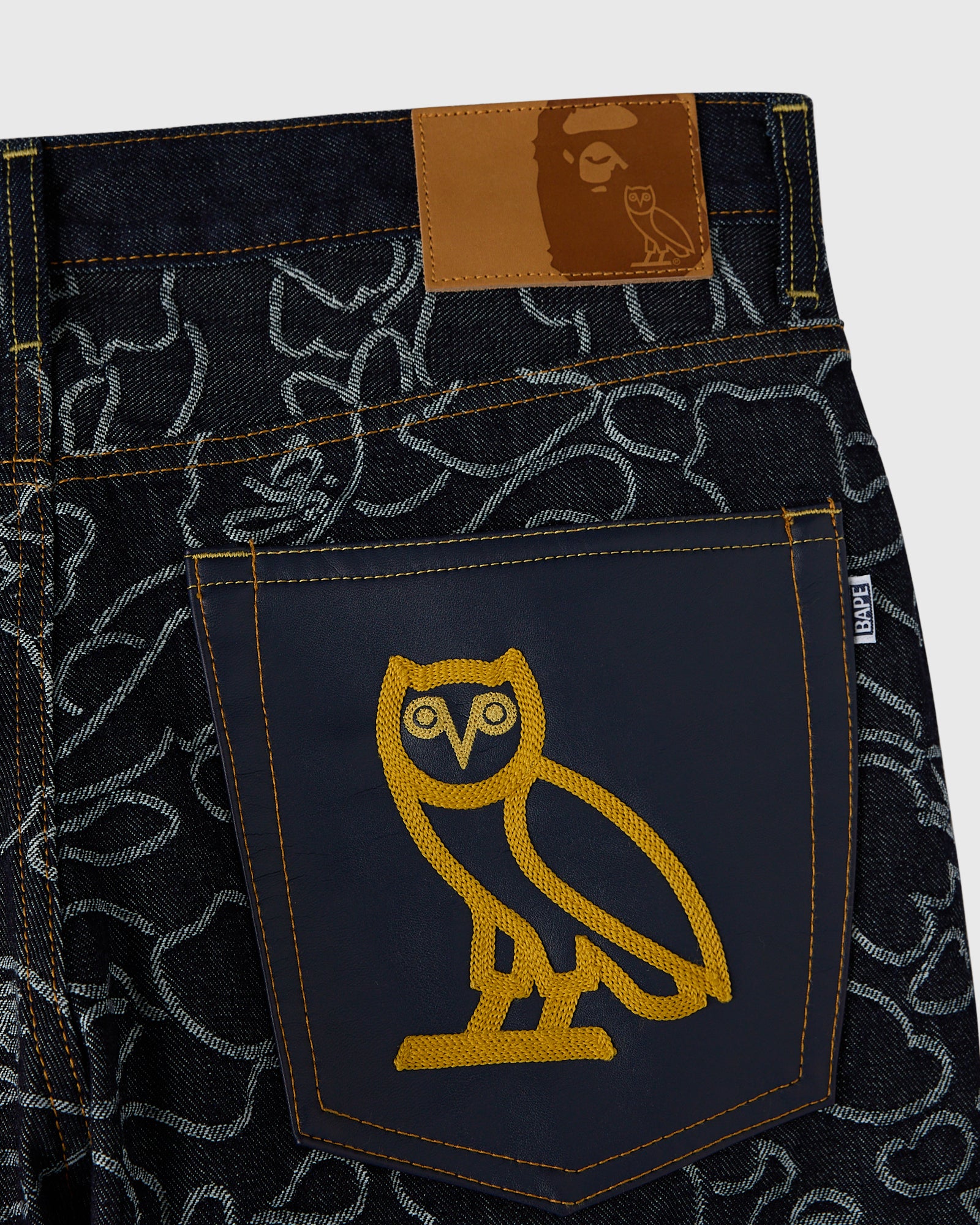 BAPE® Neon 1st Camo Denim Pant - Indigo