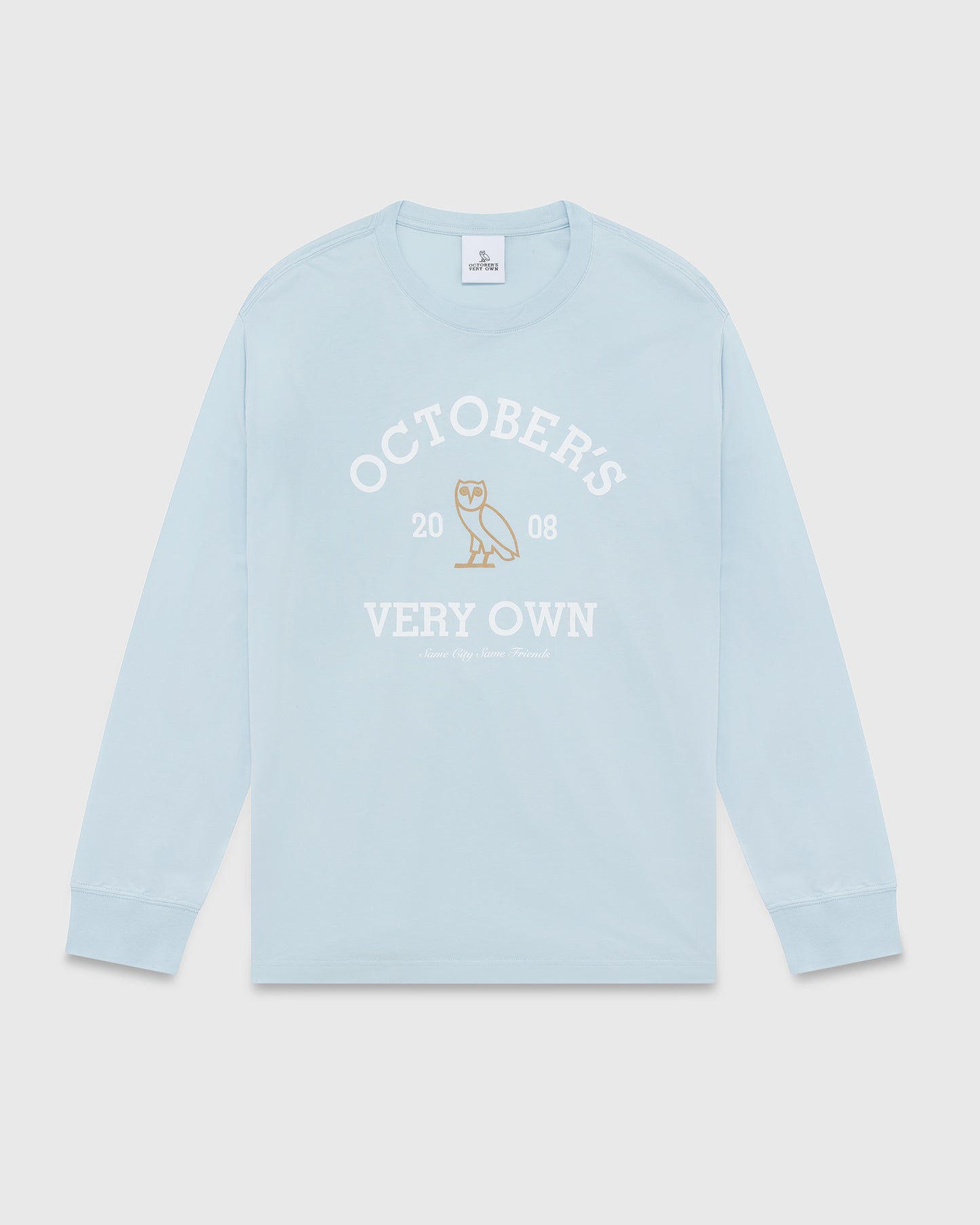 Collegiate Longsleeve T-Shirt - Sky Blue