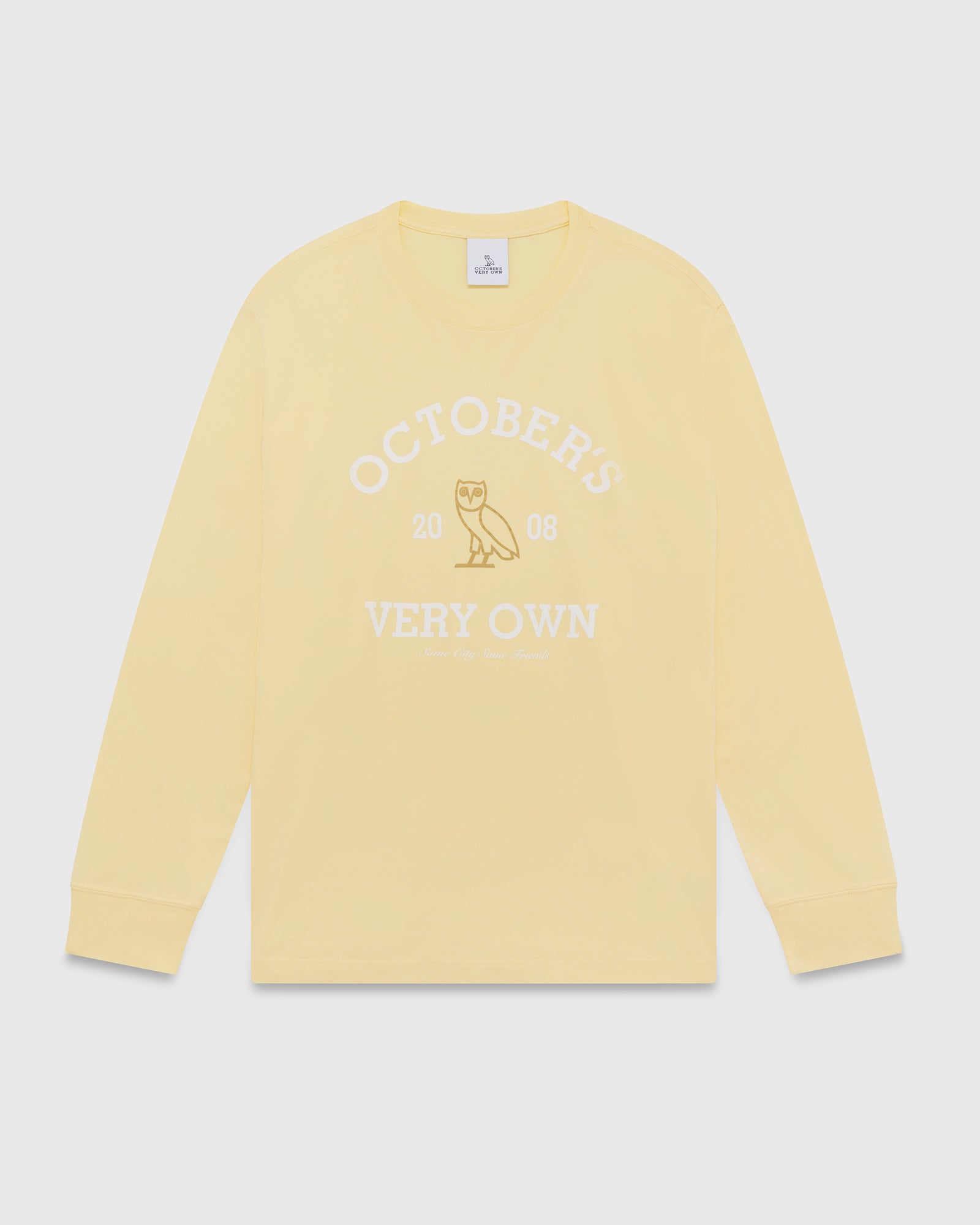 Collegiate Longsleeve T-Shirt - Yellow