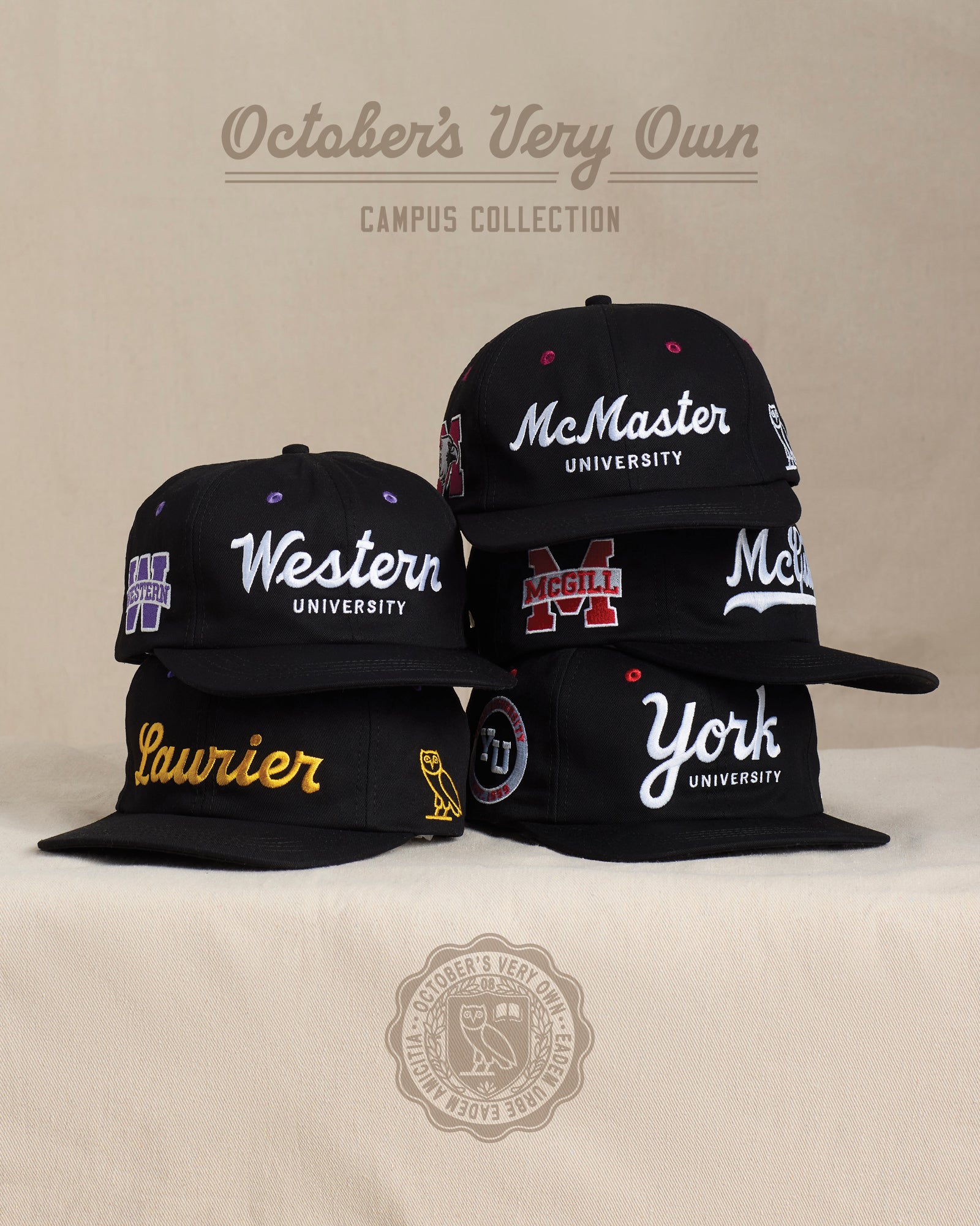 October's Very Own Campus Collection 2025 Hats