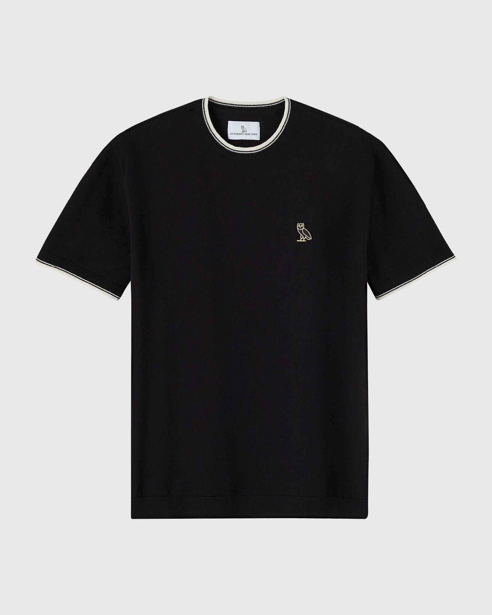 Classic Owl Sweater Tee - Black