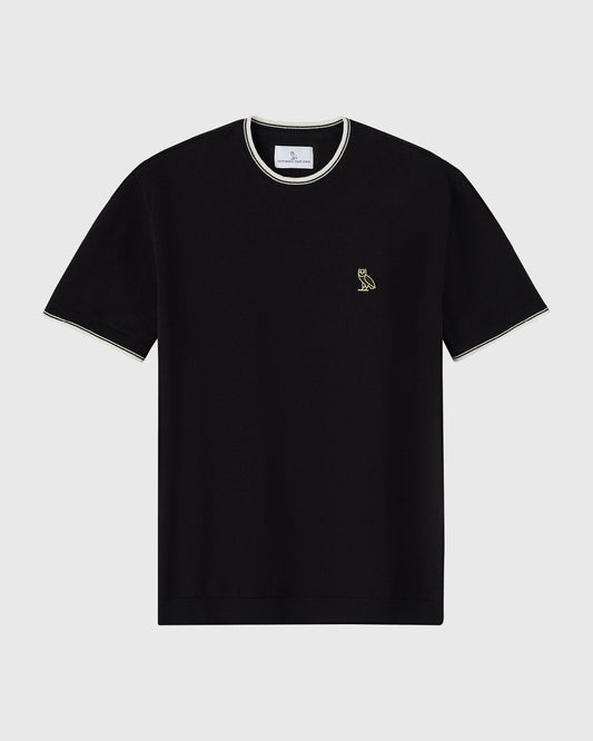 Classic Owl Sweater Tee - Black