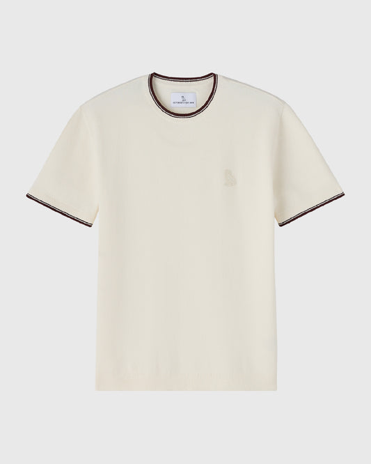 Classic Owl Sweater Tee - Cream