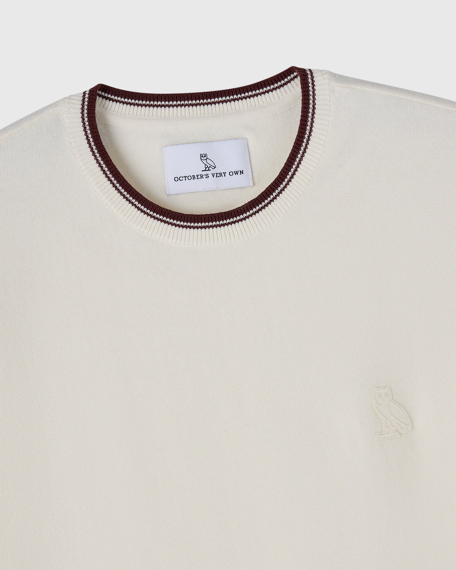 Classic Owl Sweater Tee - Cream
