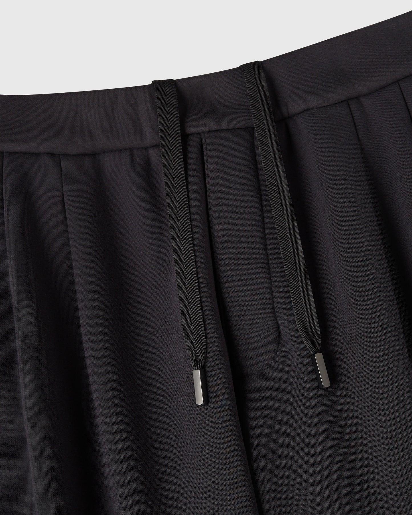 Luxe Fleece Pull-On Trouser - Pinstripe