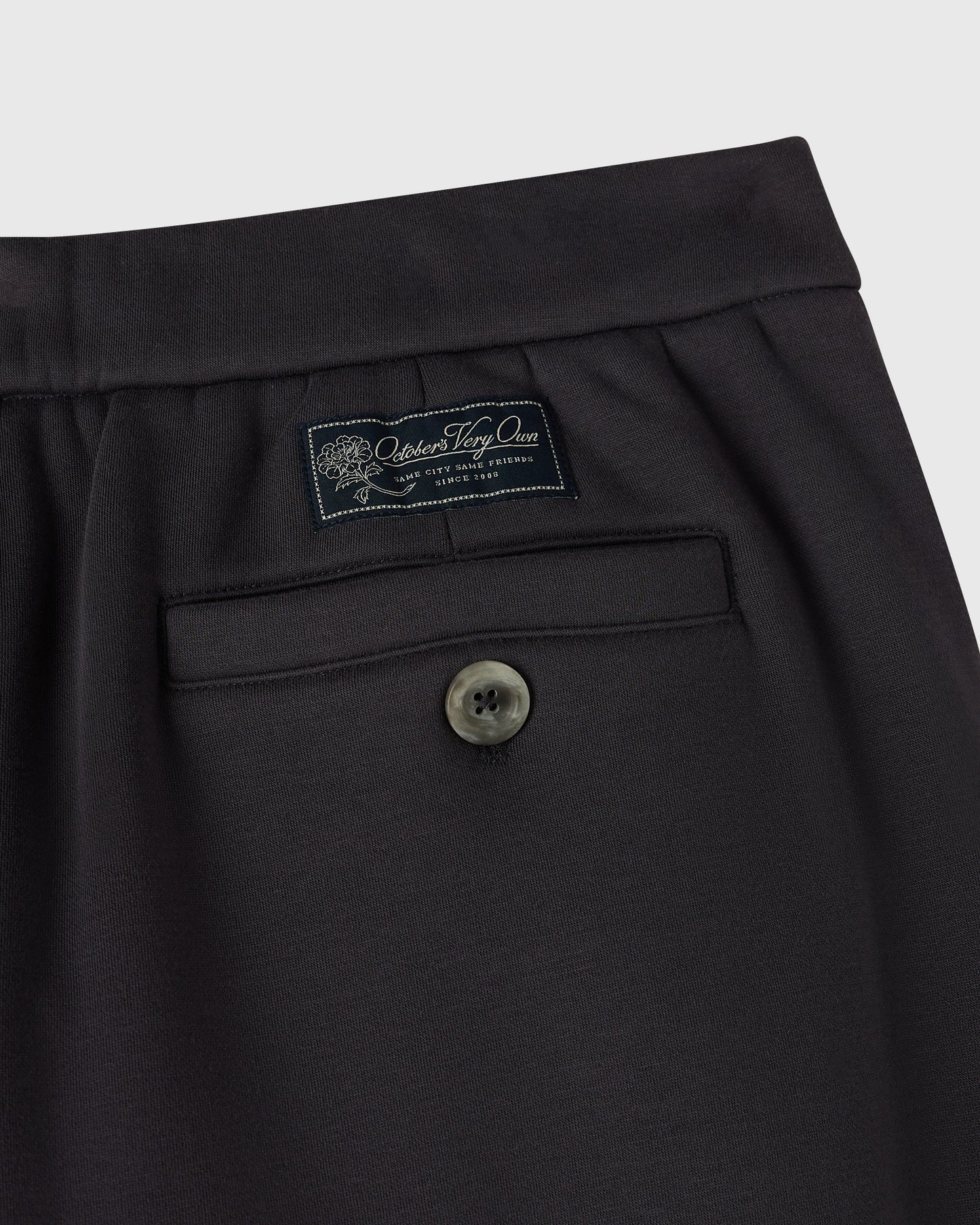 Luxe Fleece Pull-On Trouser - Pinstripe