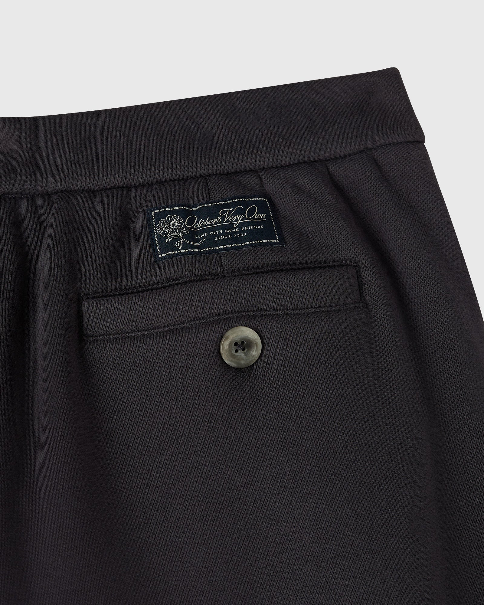 Luxe Fleece Pull-On Trouser - Pinstripe