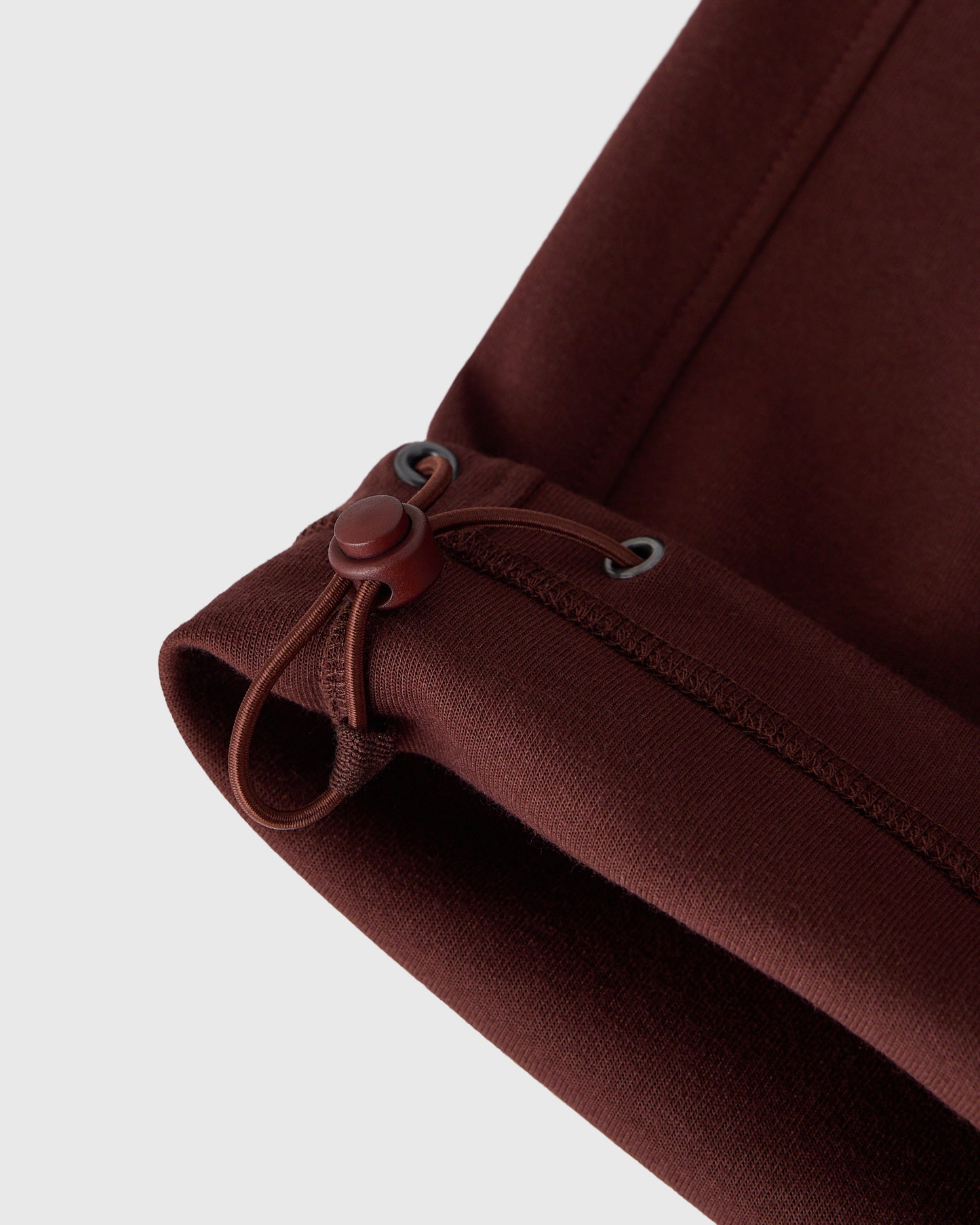 Pantalon de survêtement à inscription en maille double - Cacao