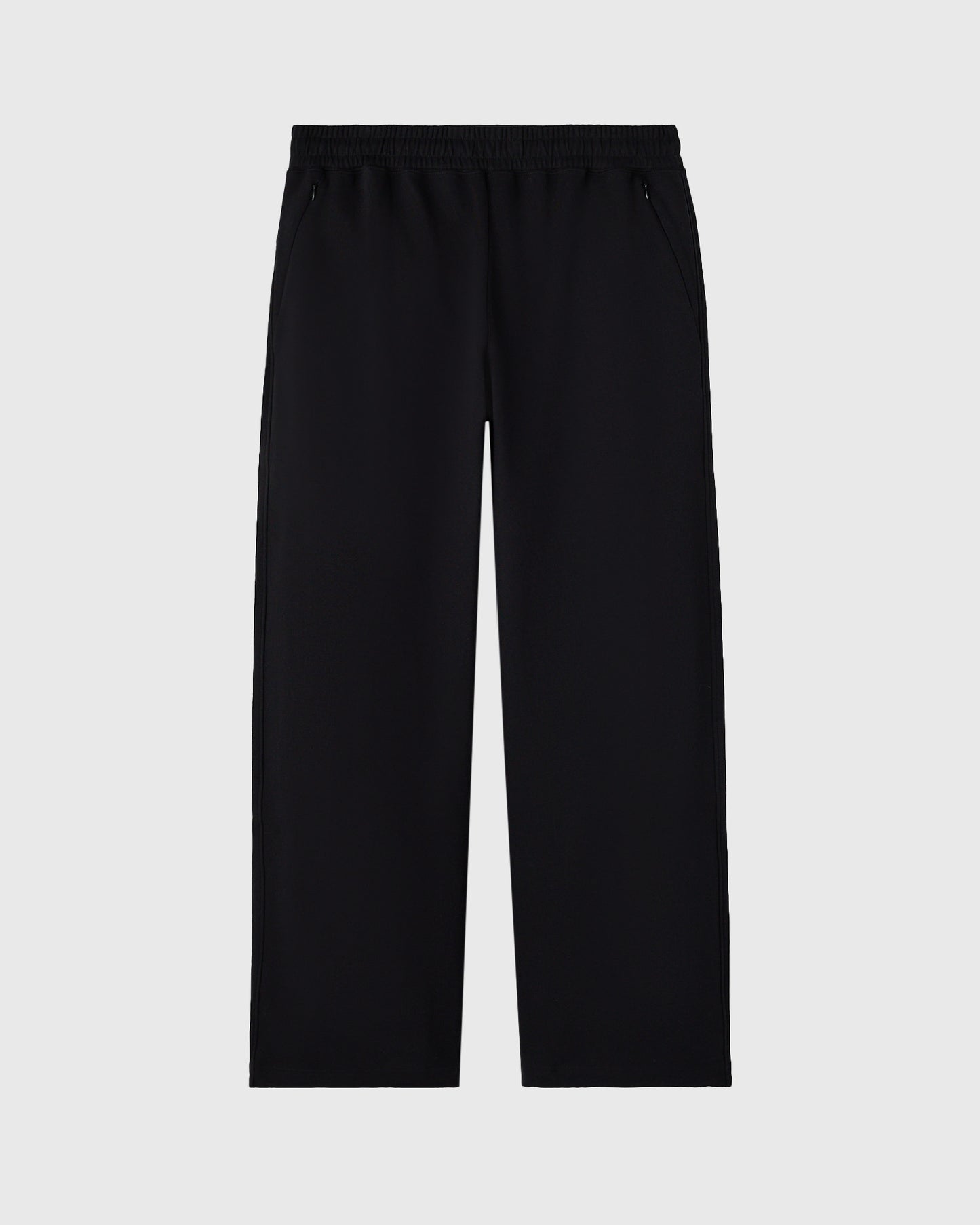 Double Knit Script Sweatpant - Black