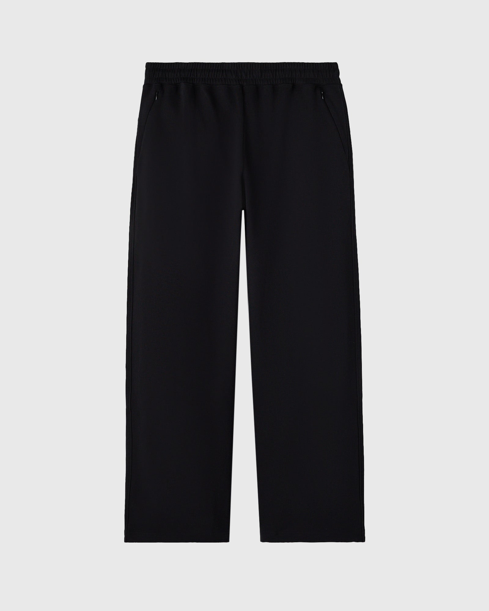 Double Knit Script Sweatpant - Black