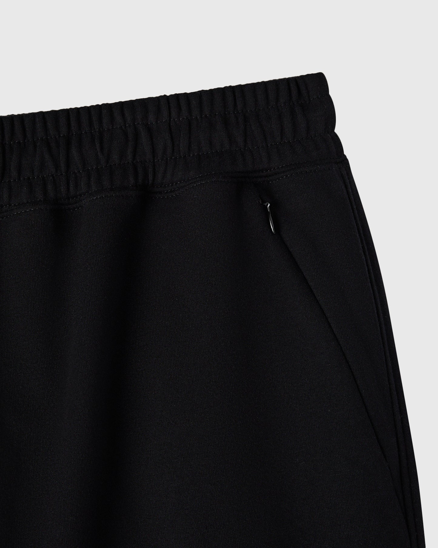 Double Knit Script Sweatpant - Black