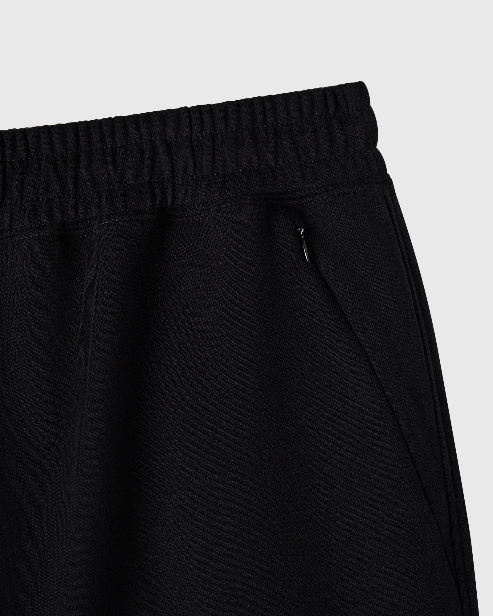 Double Knit Script Sweatpant - Black