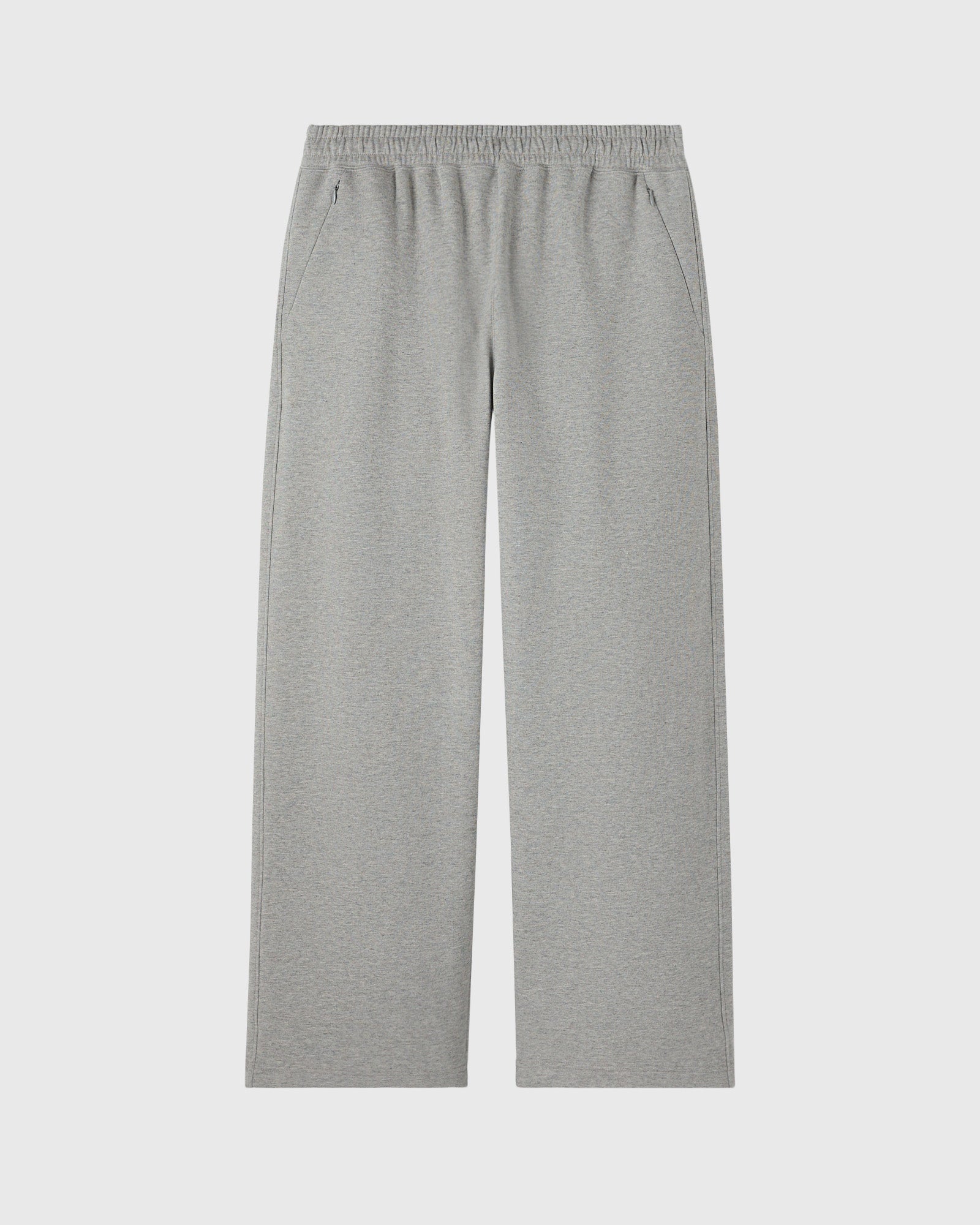 Double Knit Script Sweatpant - Heather Grey