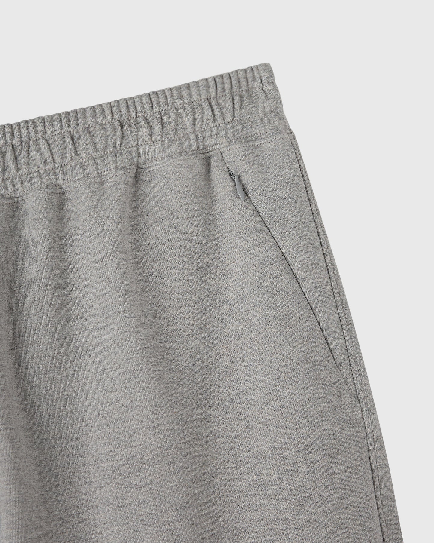 Double Knit Script Sweatpant - Heather Grey