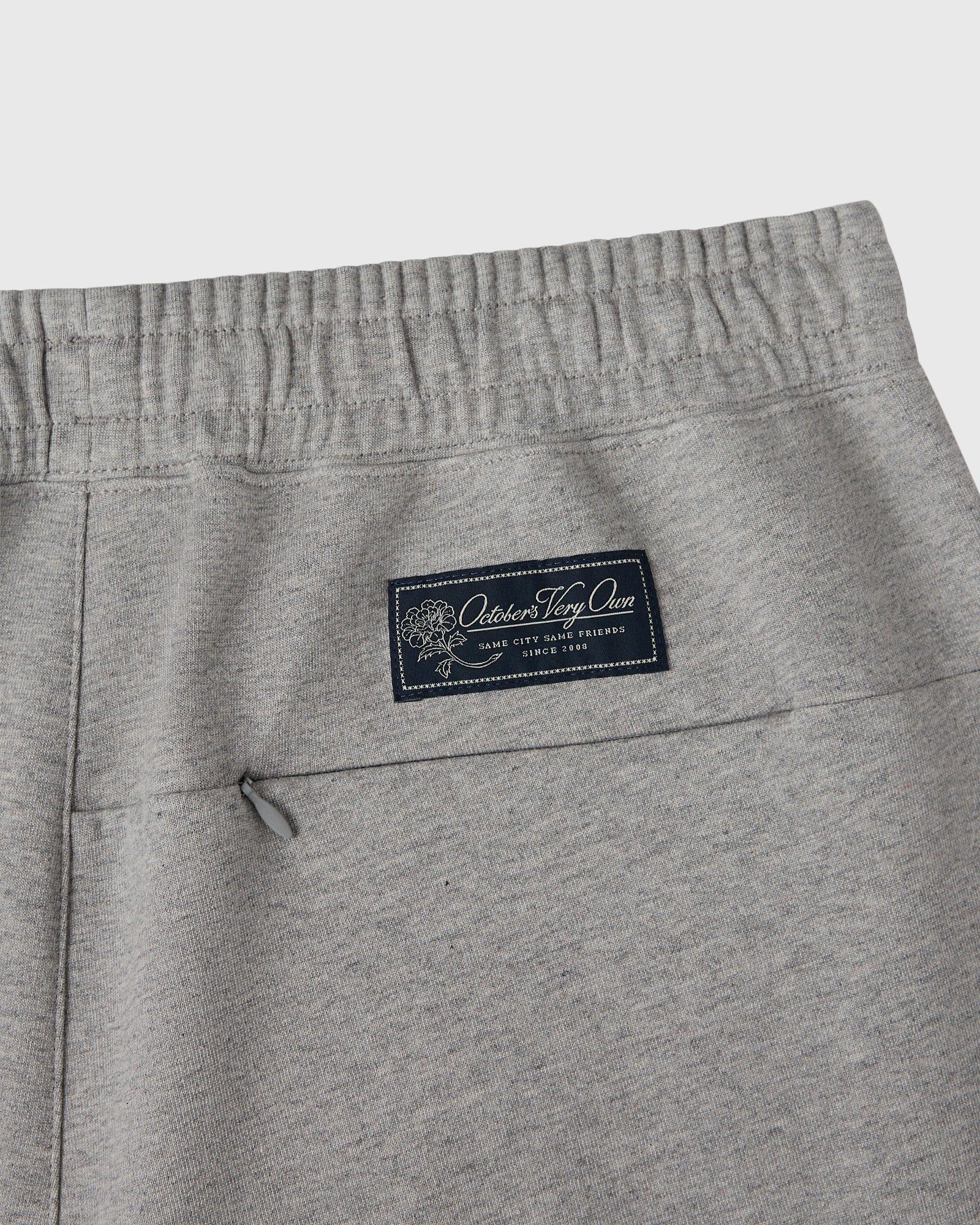 Double Knit Script Sweatpant - Heather Grey