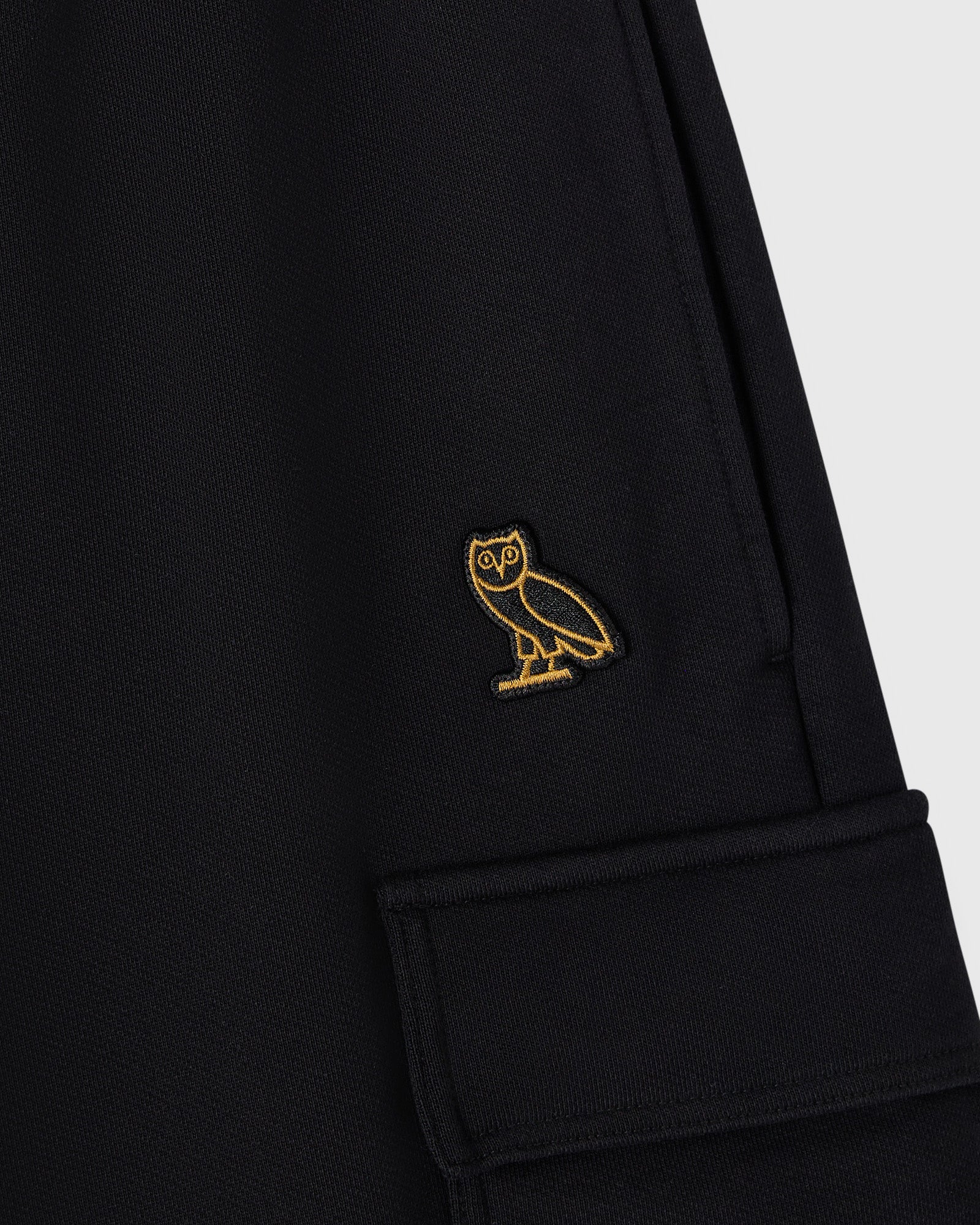 French Terry Cargo Short - Black