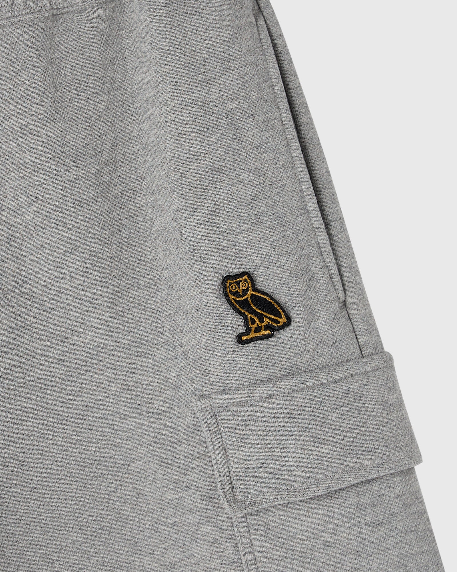French Terry Cargo Short - Heather Grey