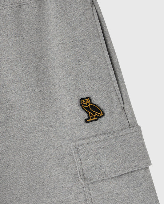 French Terry Cargo Short - Heather Grey